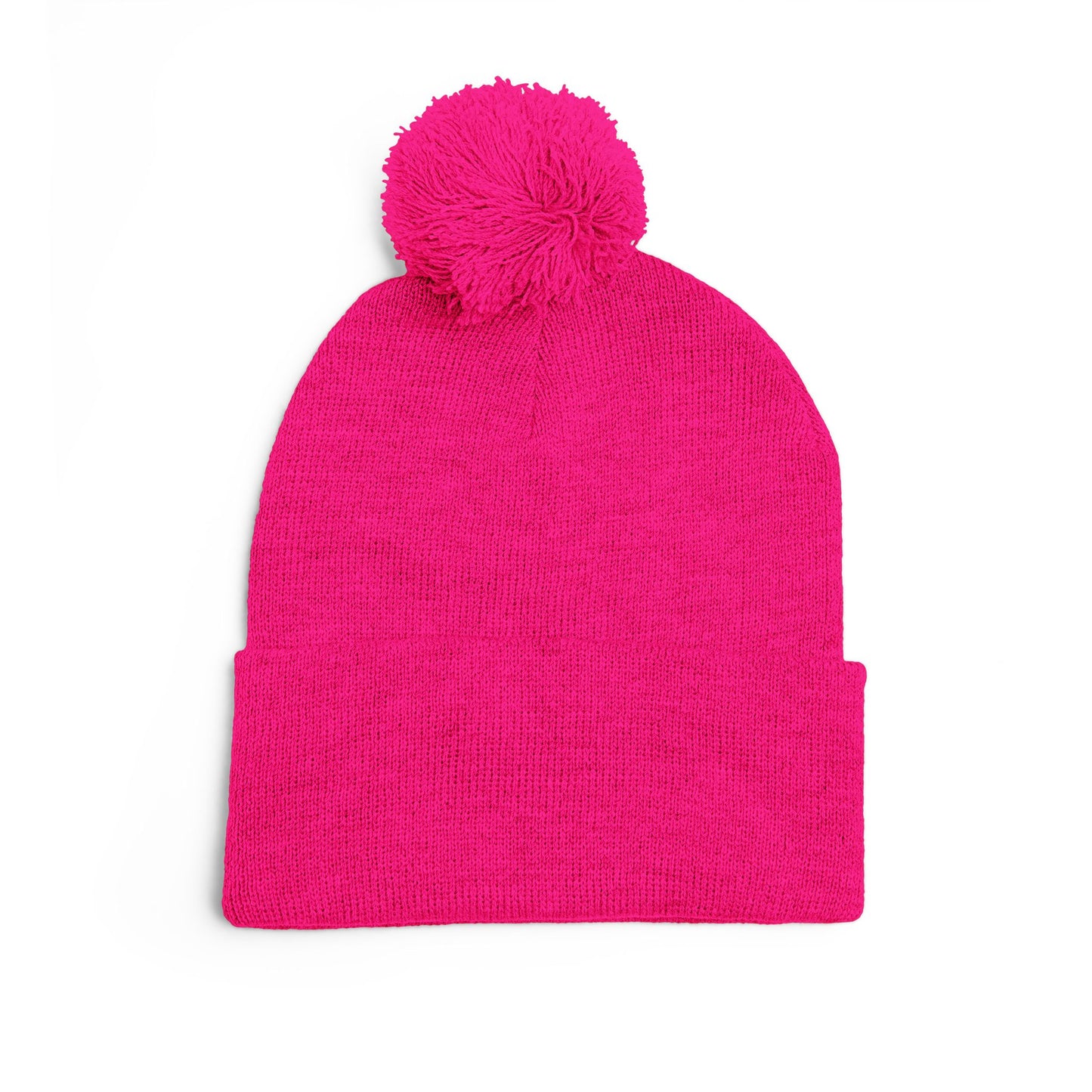 Mama Embroidered Pom-Pom Beanie