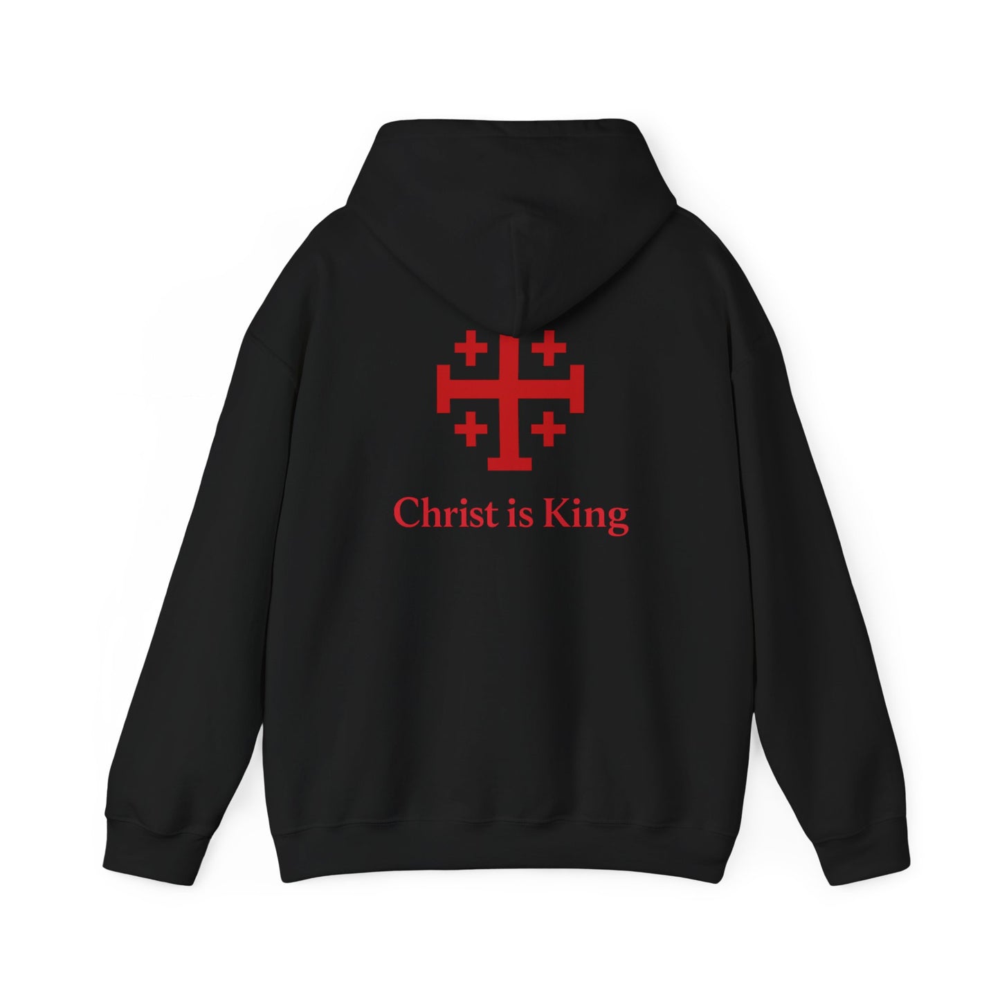 Jerusalem Cross Christ Is King Hoodie