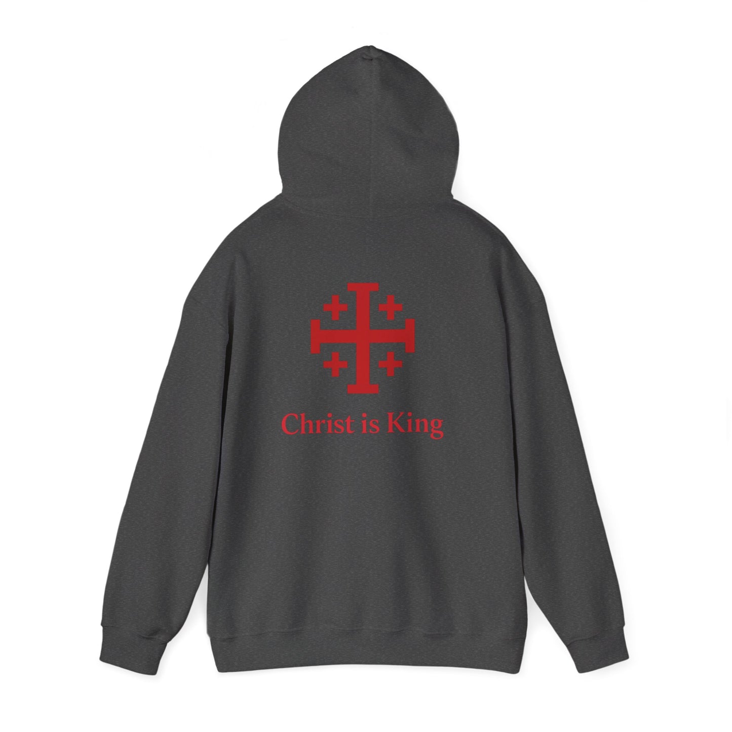 Jerusalem Cross Christ Is King Hoodie