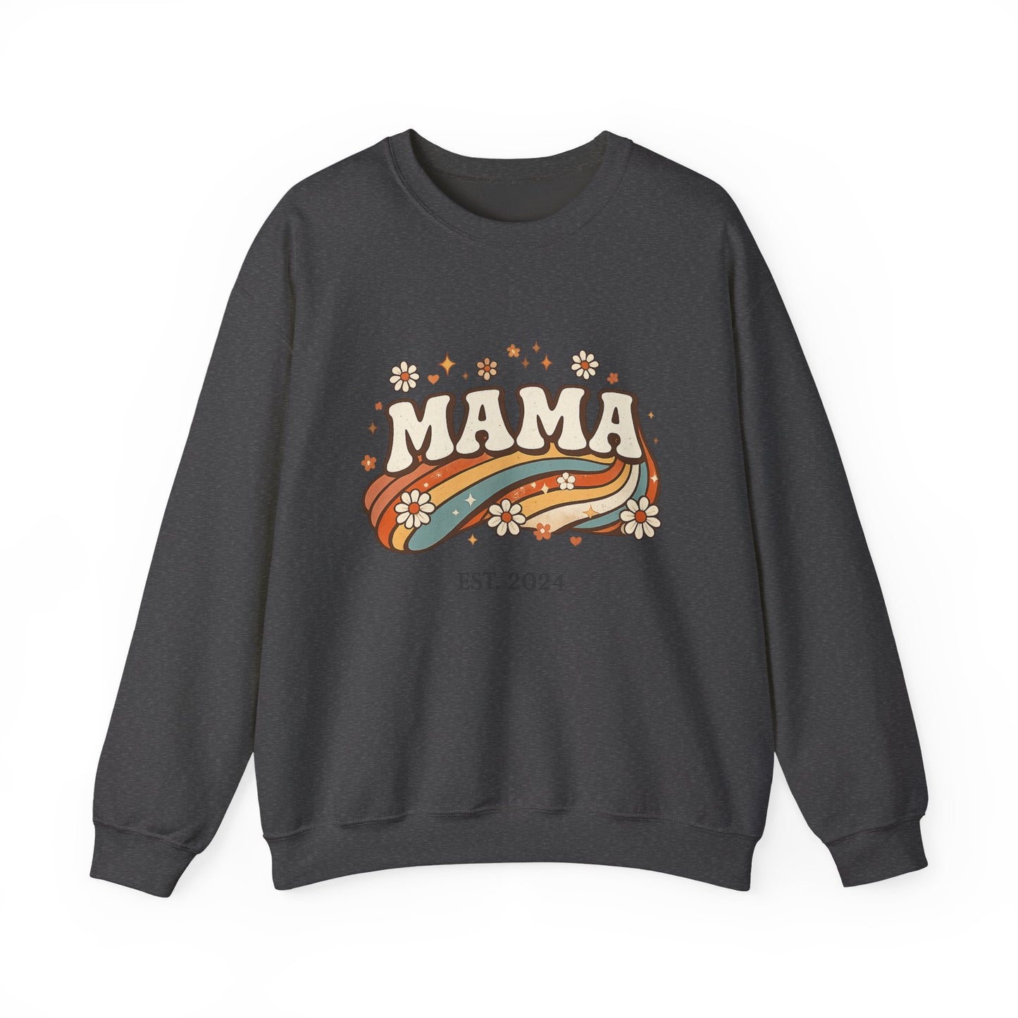 Mama Retro Flower Sweatshirt