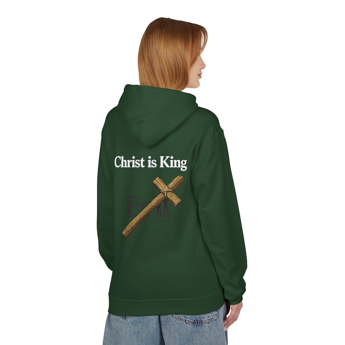 Christ Is King Cross Hoodie