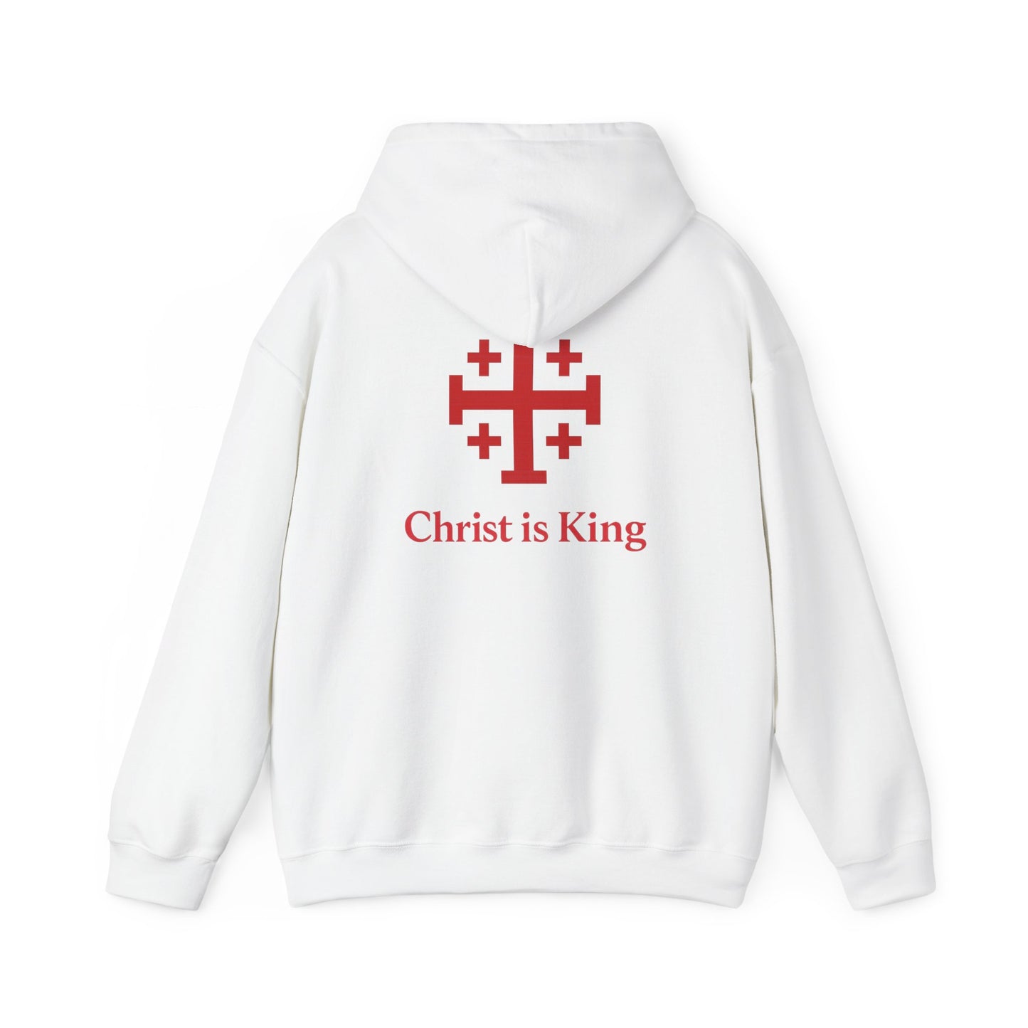 Jerusalem Cross Christ Is King Hoodie