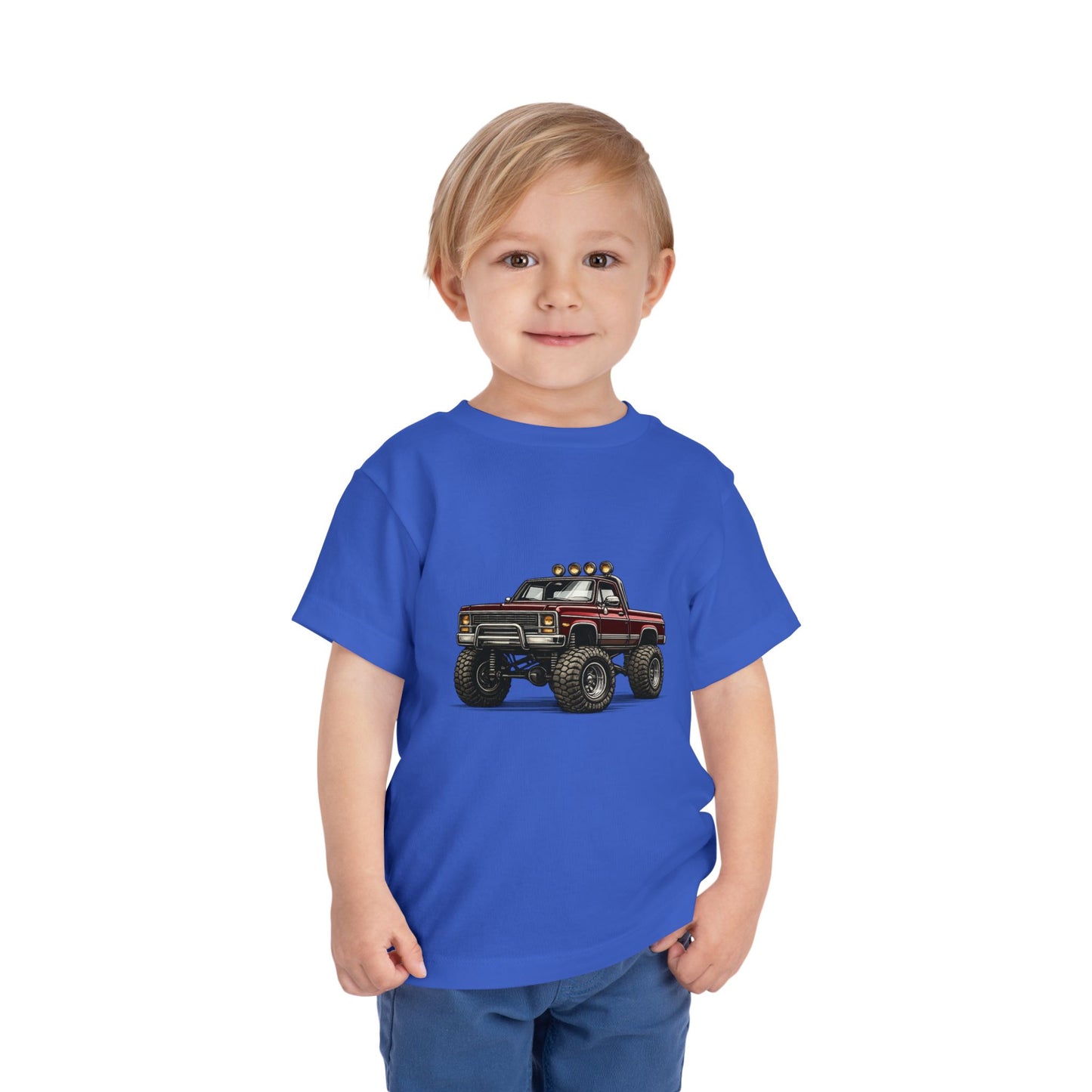 Red Monster Truck Toddler Tee