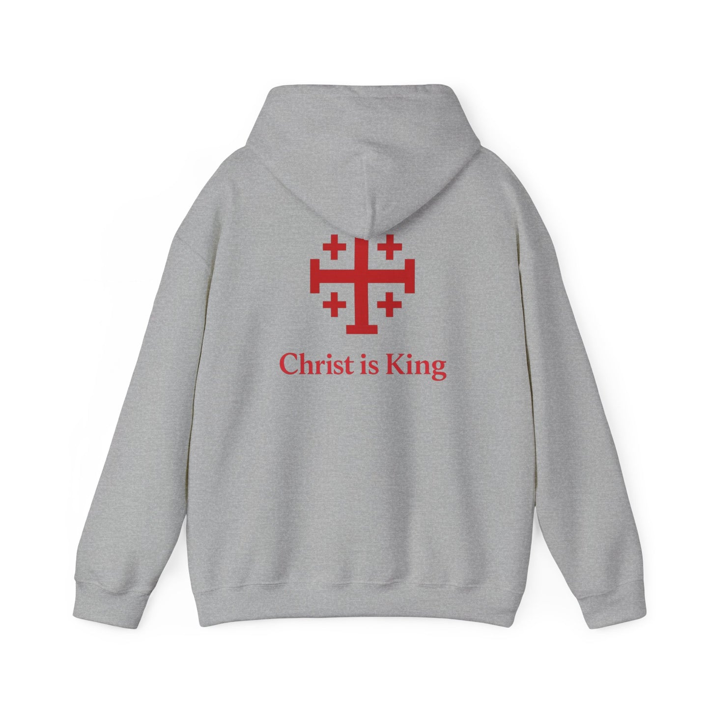 Jerusalem Cross Christ Is King Hoodie