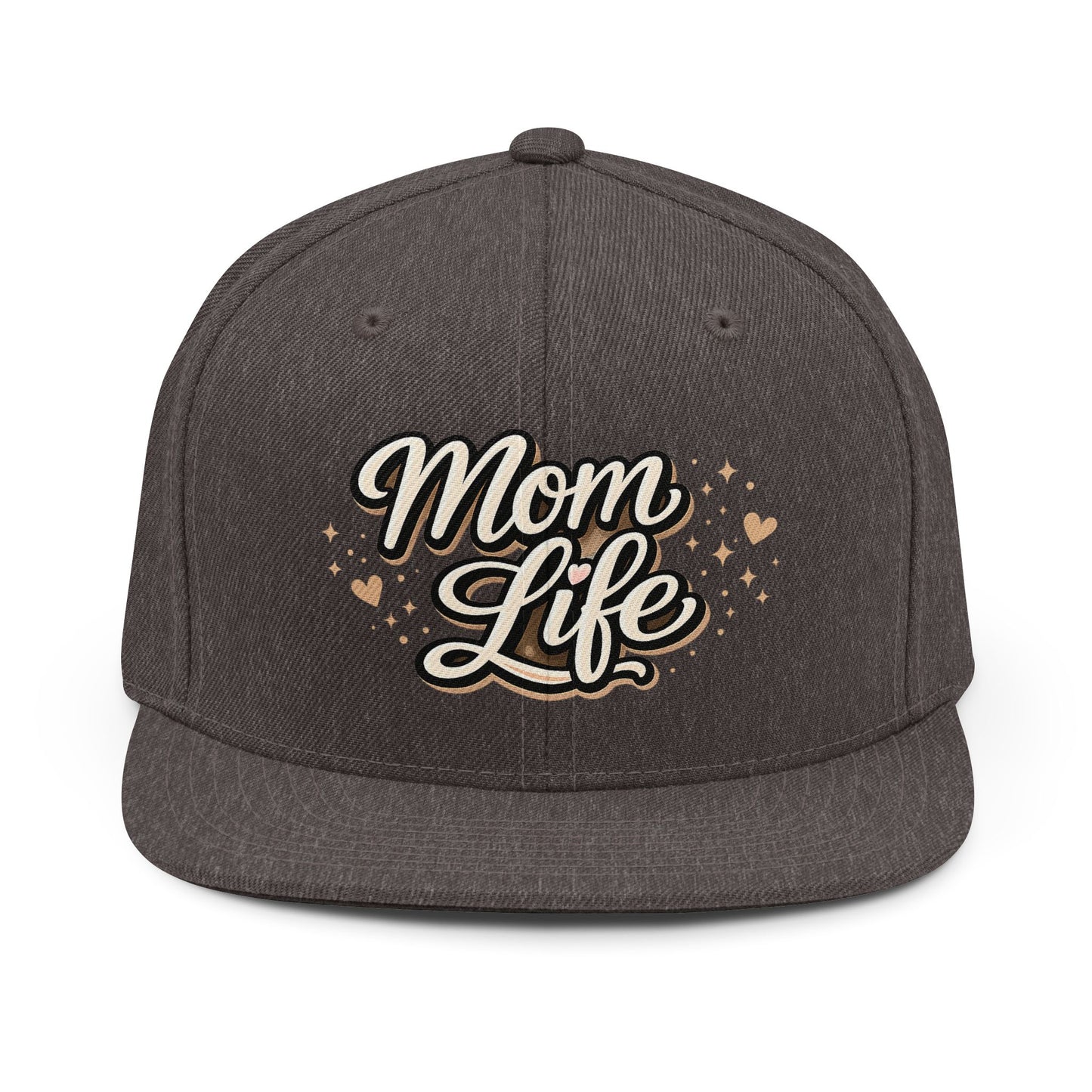 Mom Life Snapback Hat — Stylish Embroidered Mom Gift