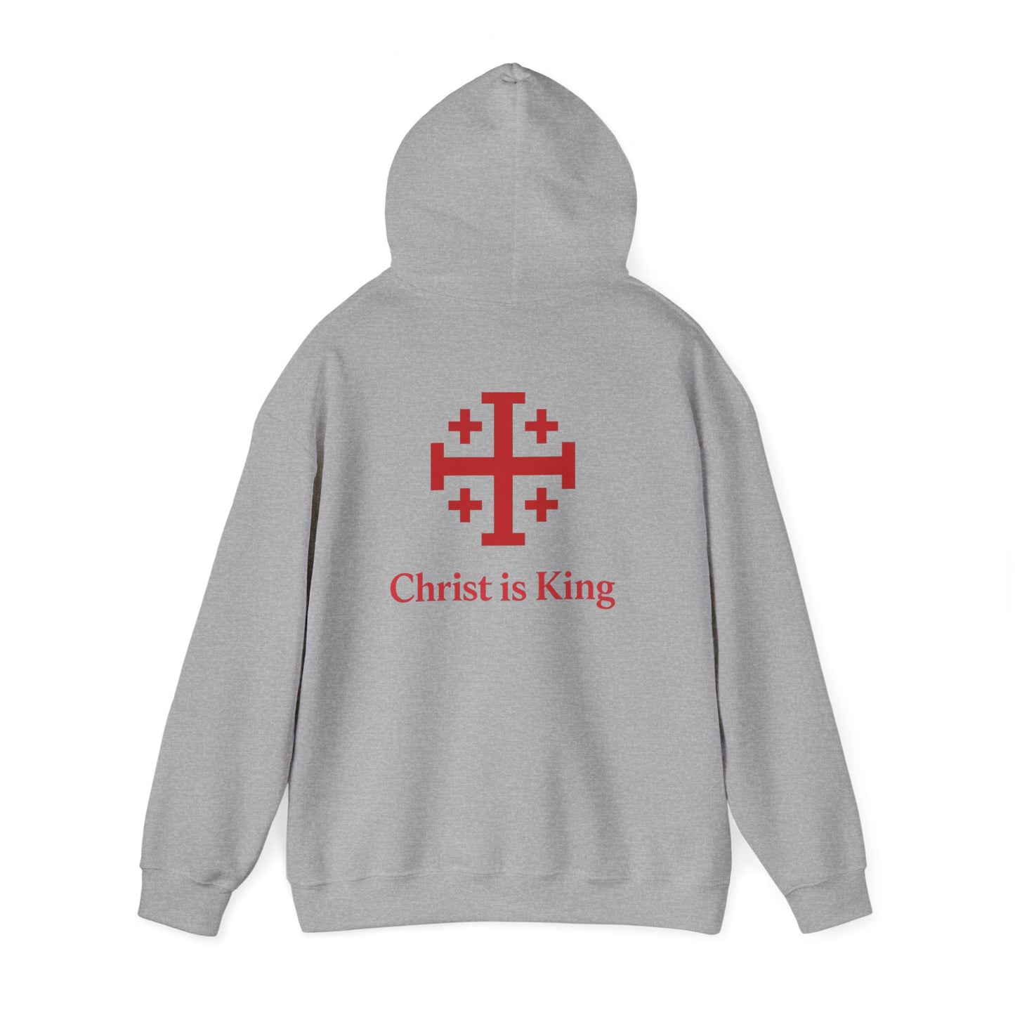 Jerusalem Cross Christ Is King Hoodie