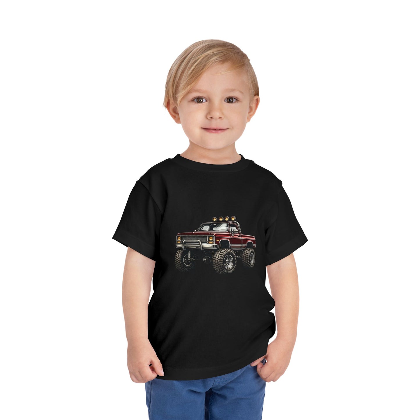 Red Monster Truck Toddler Tee