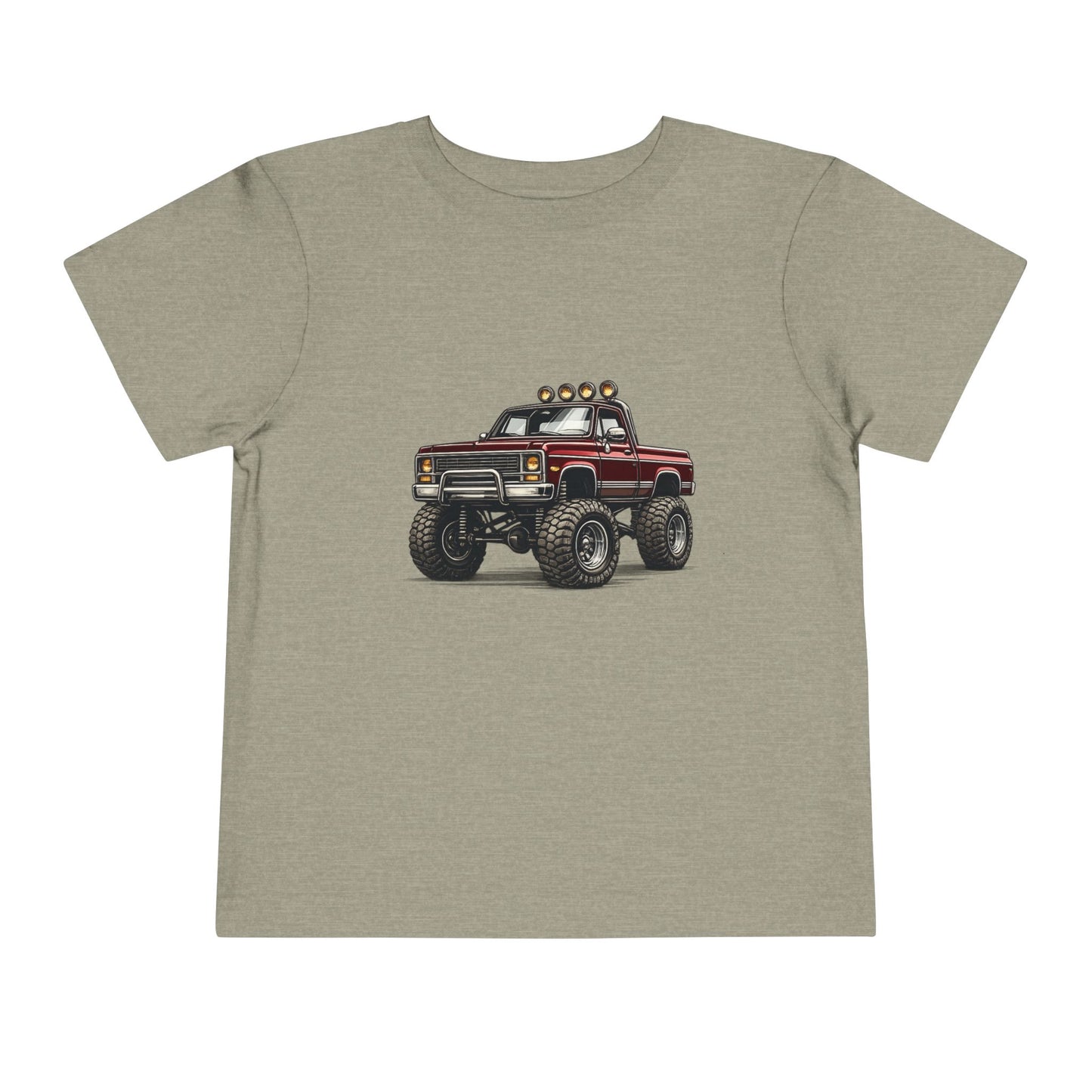 Red Monster Truck Toddler Tee