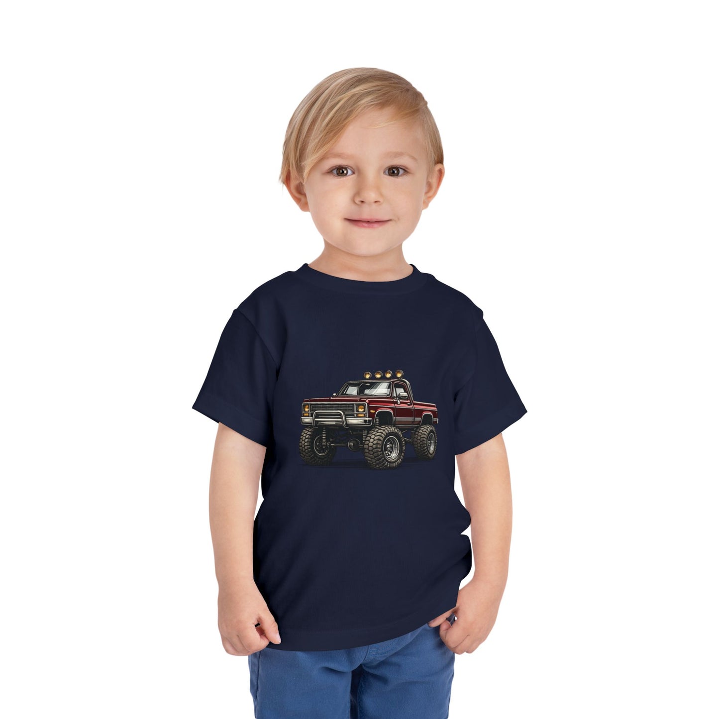 Red Monster Truck Toddler Tee