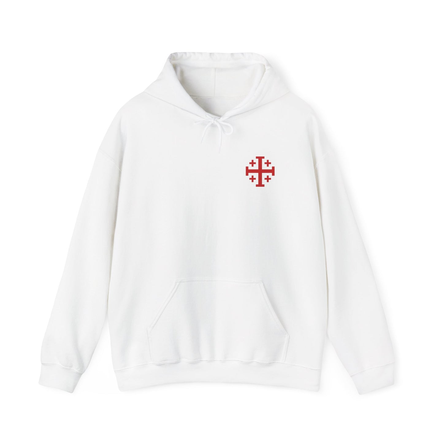 Jerusalem Cross Christ Is King Hoodie