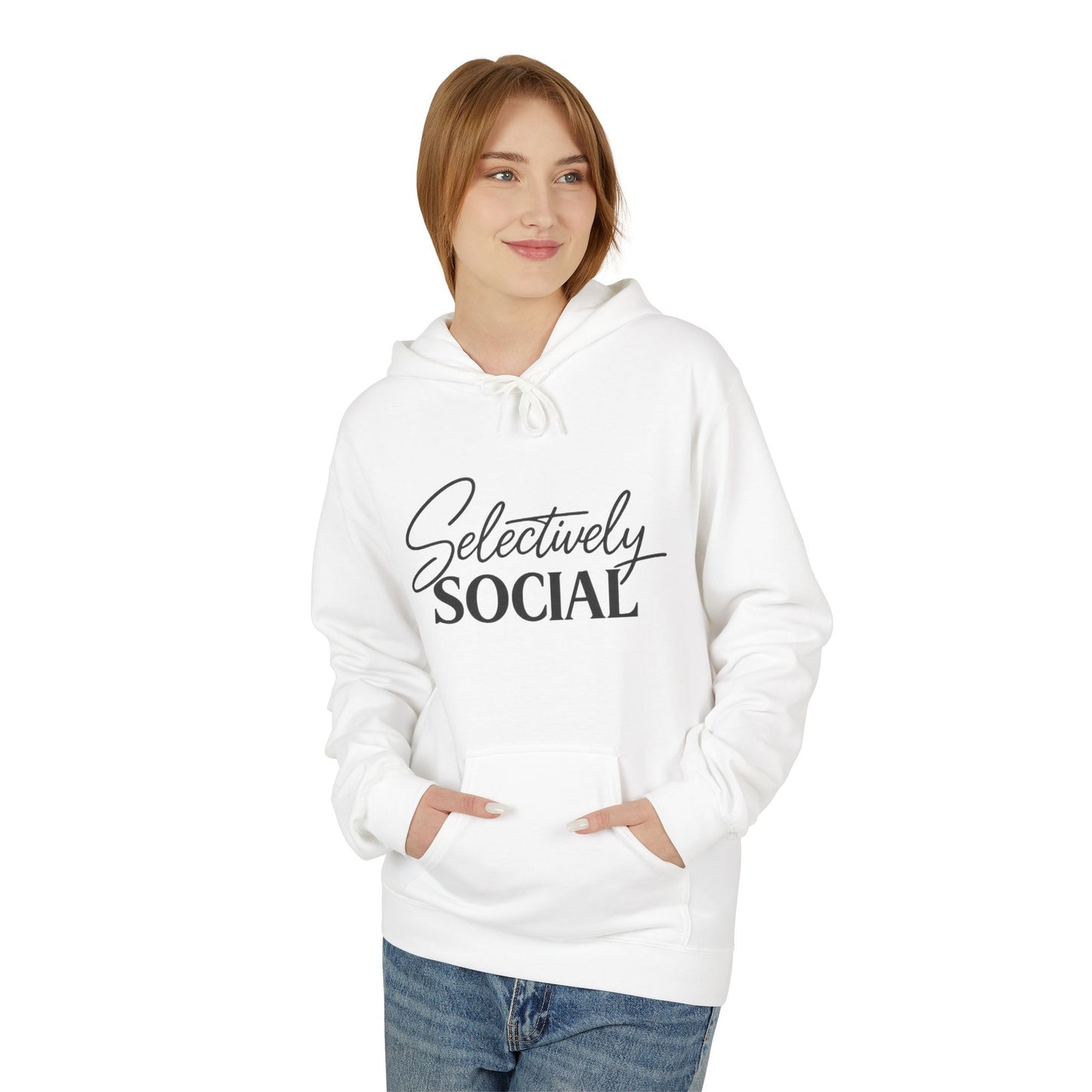 "Selectively Social"  Pullover