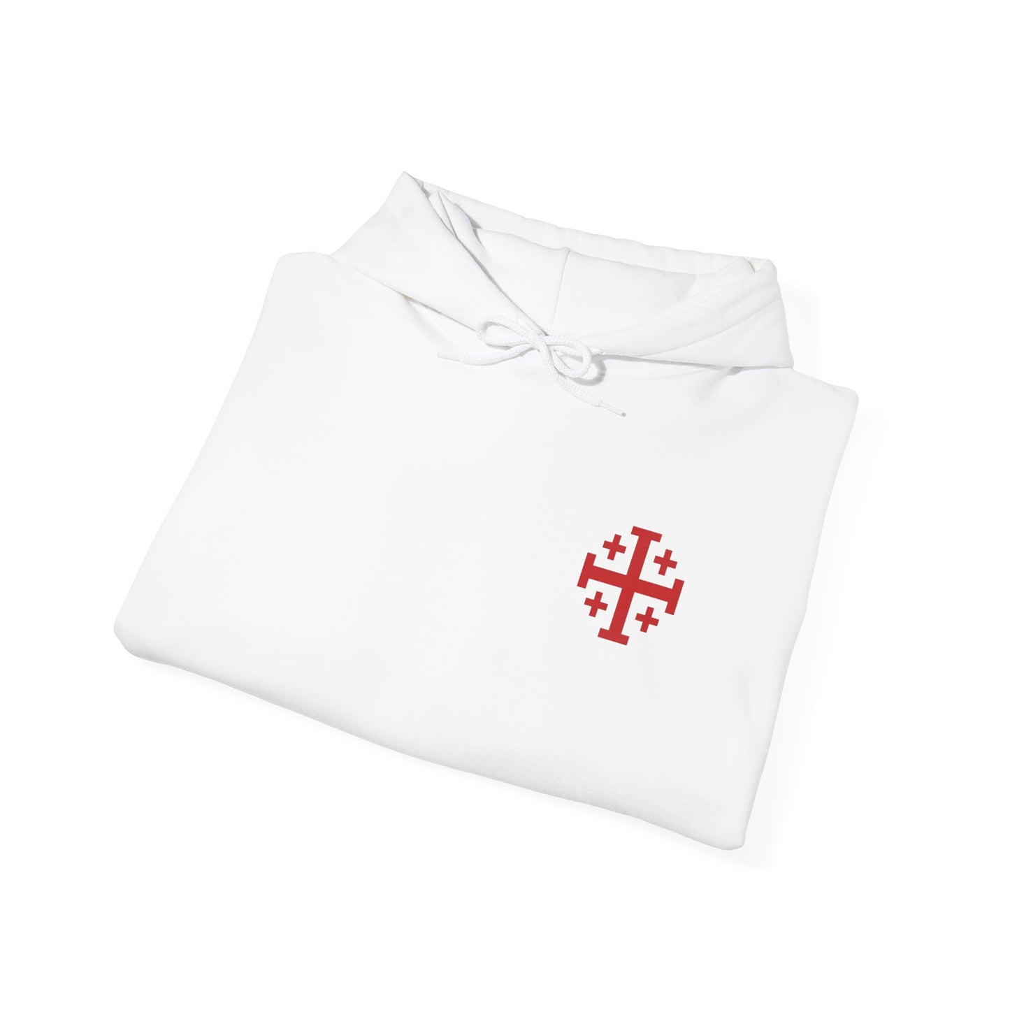 Jerusalem Cross Christ Is King Hoodie