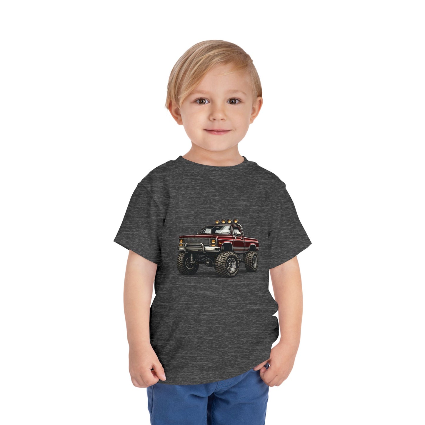 Red Monster Truck Toddler Tee