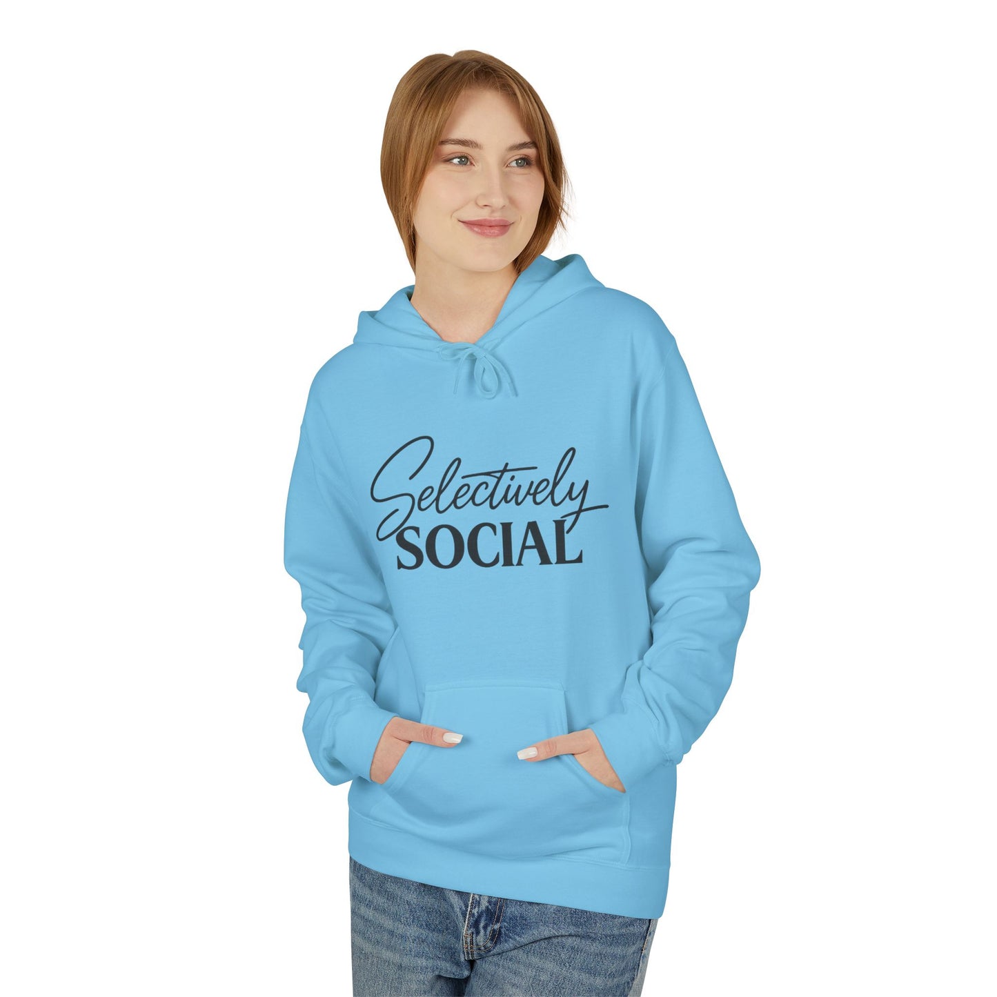 "Selectively Social"  Pullover