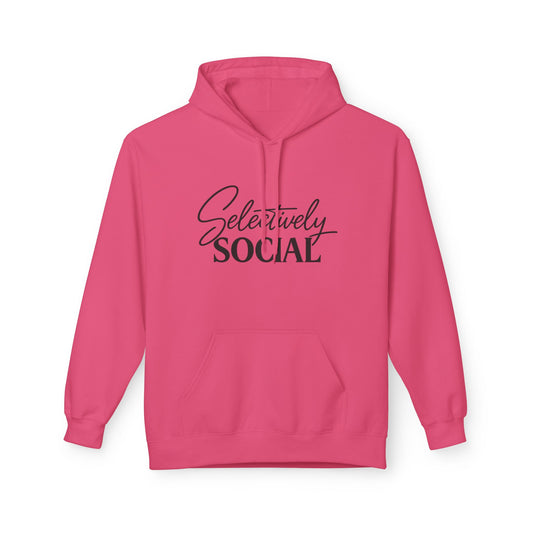 "Selectively Social"  Pullover