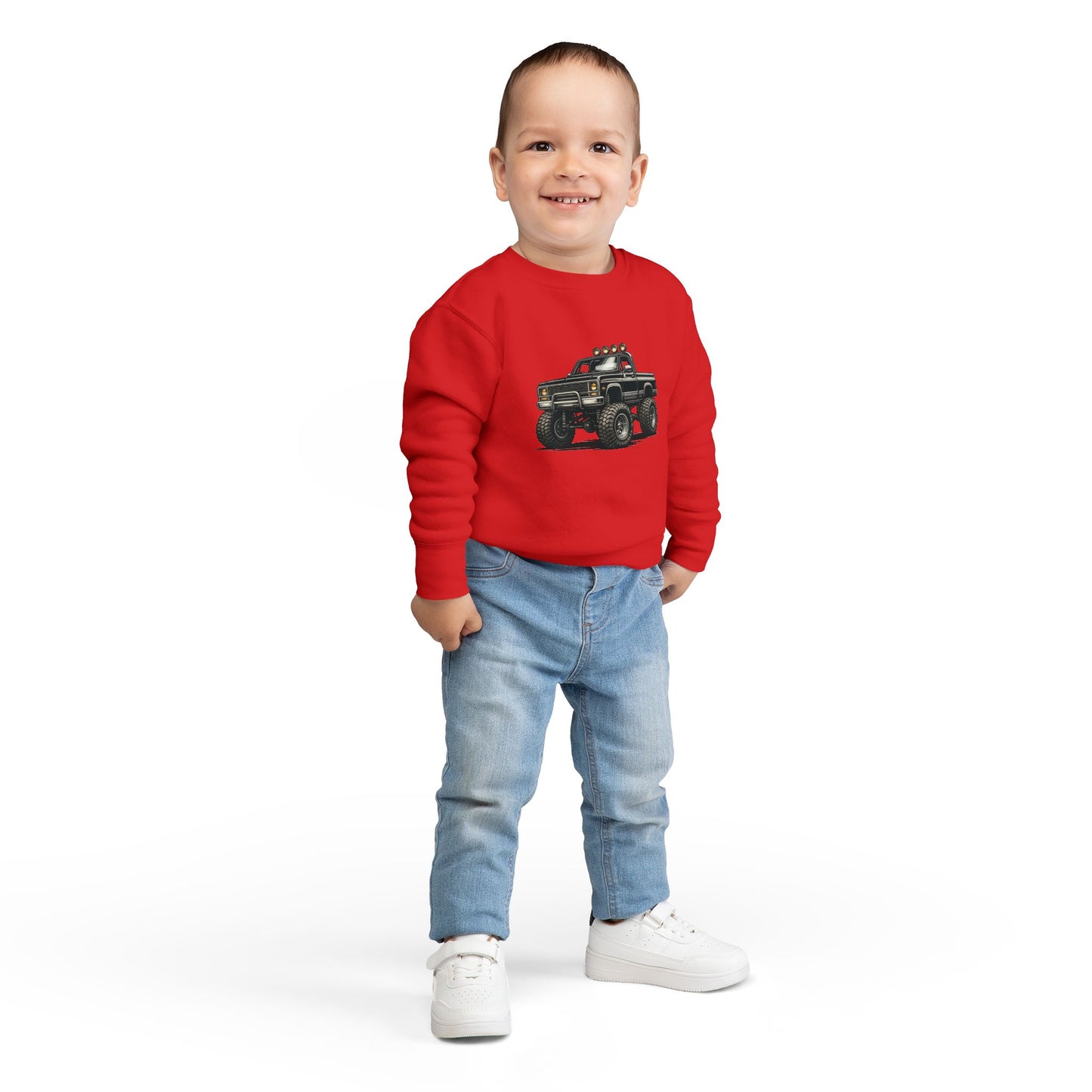 Toddler Sweatshirt Classic Truck Crewneck for Kids