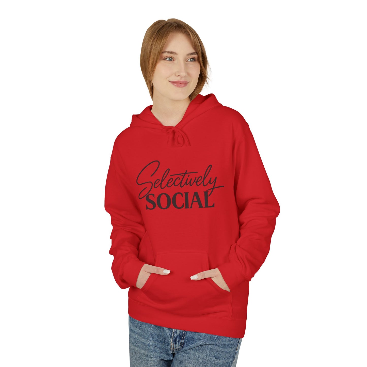 "Selectively Social"  Pullover