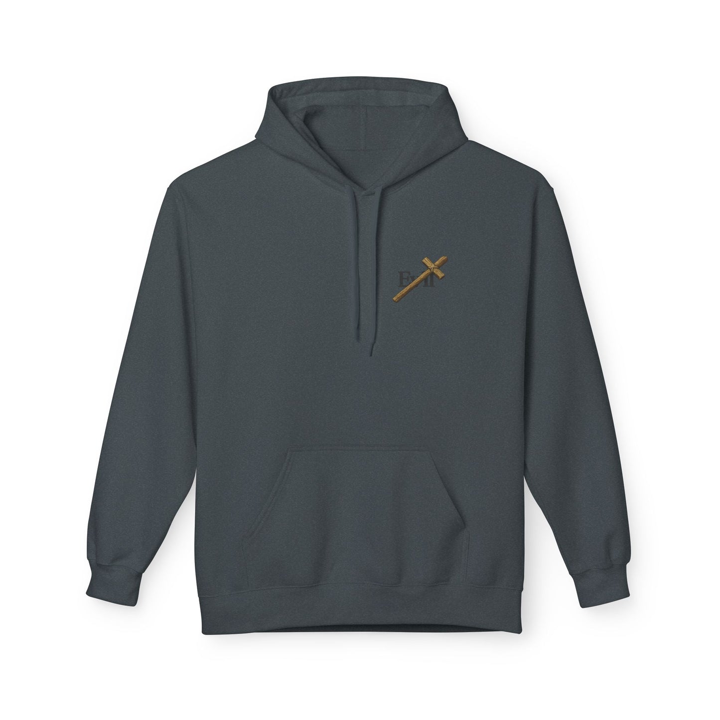 Cross Out Evil Christian Hoodie