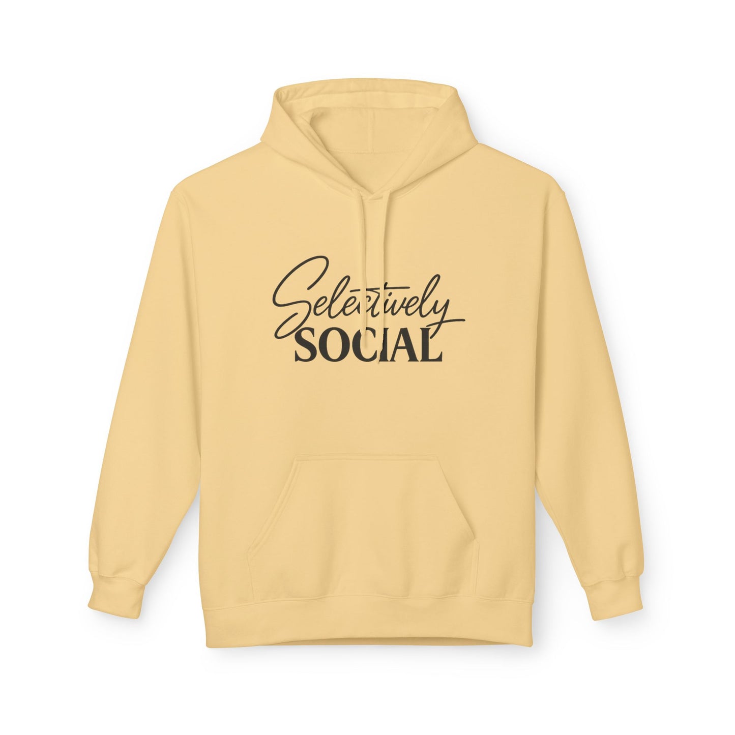 "Selectively Social"  Pullover