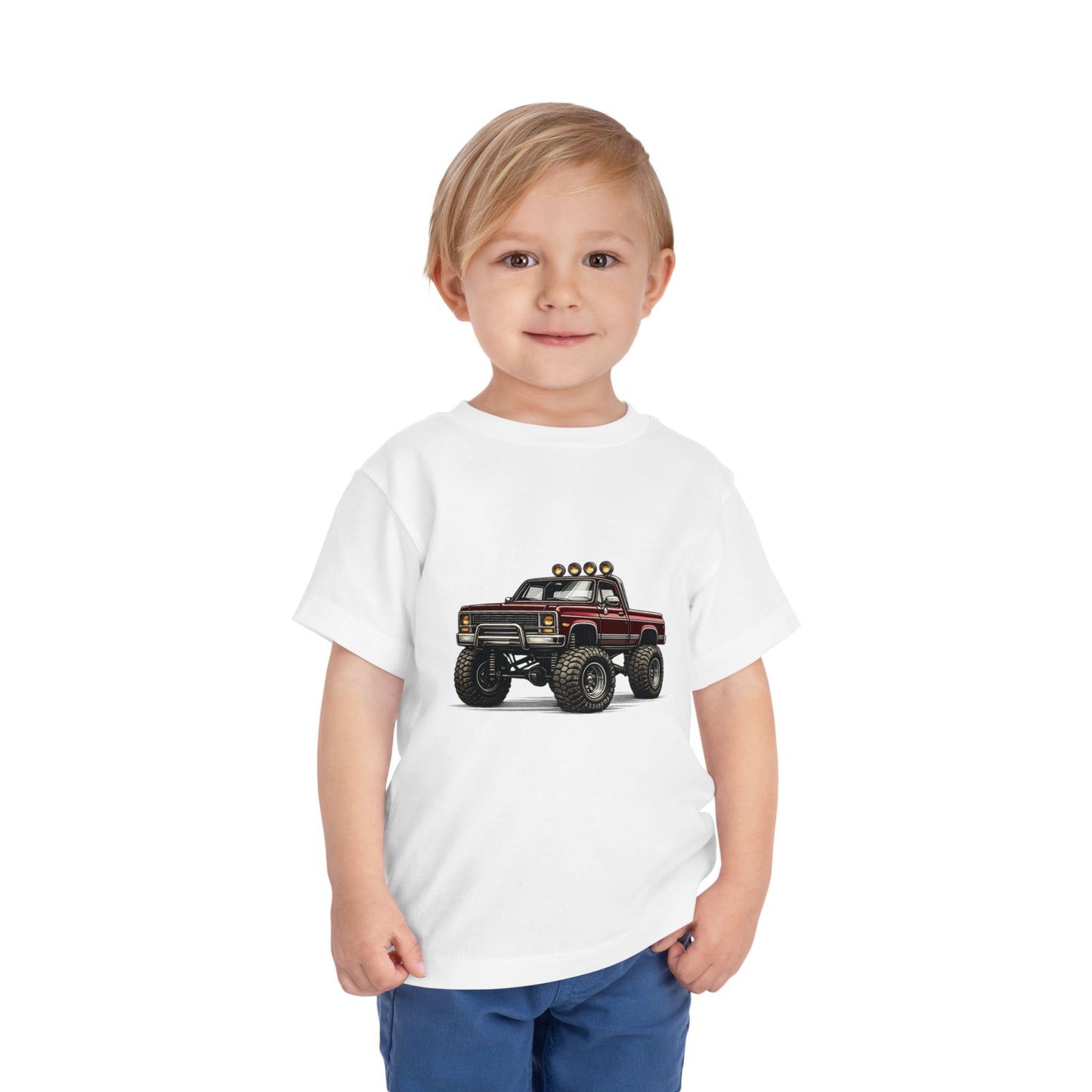 Red Monster Truck Toddler Tee