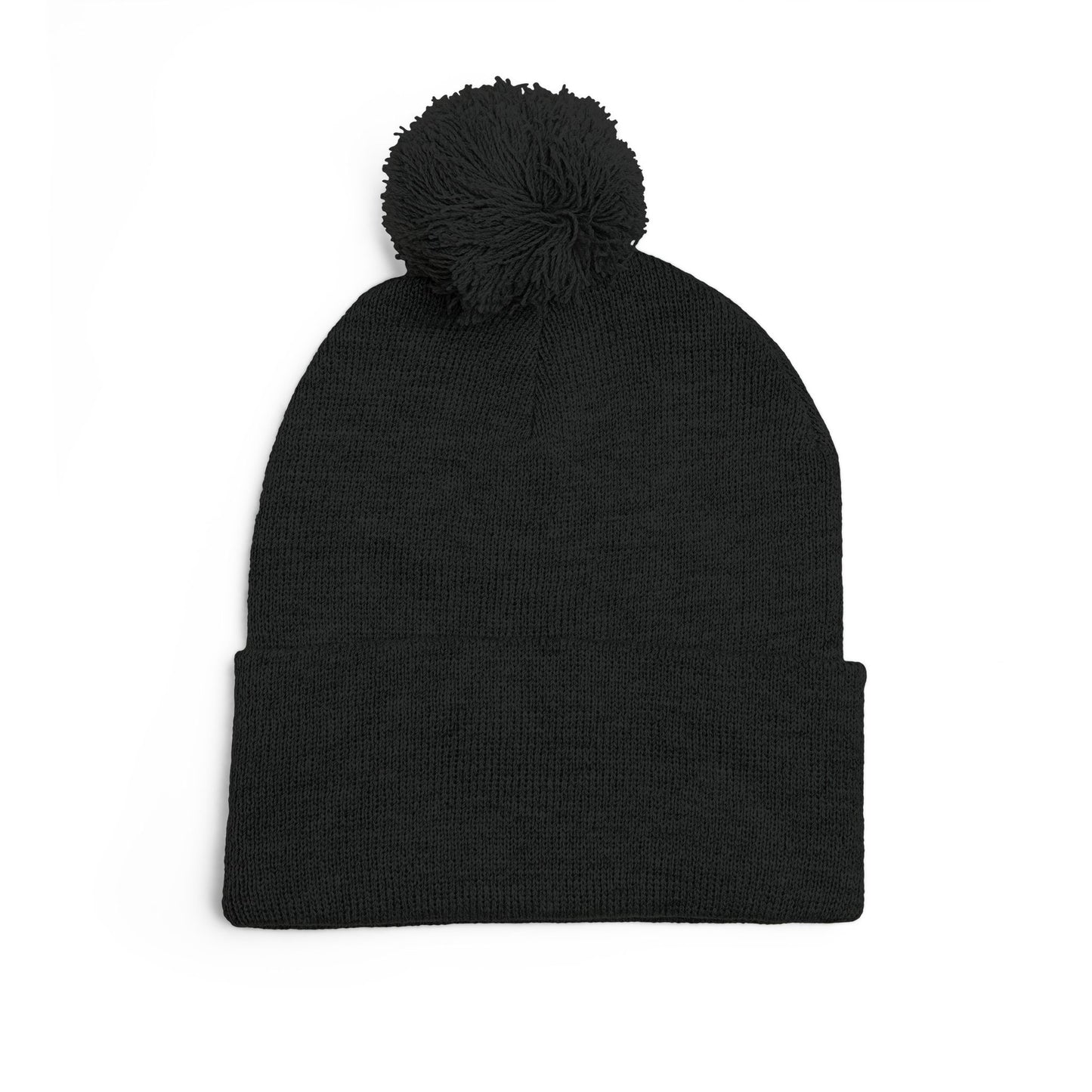 Mama Embroidered Pom-Pom Beanie