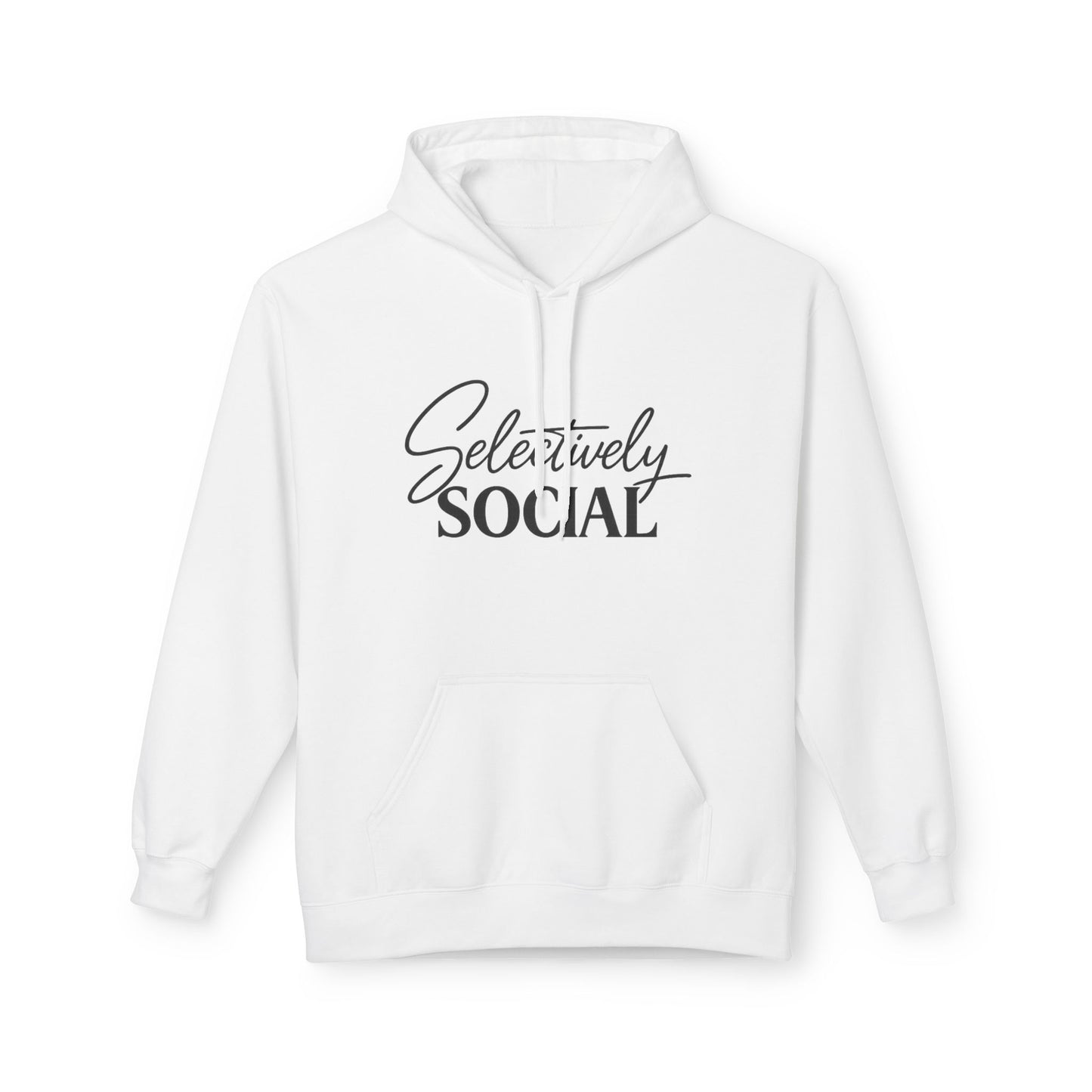 "Selectively Social"  Pullover
