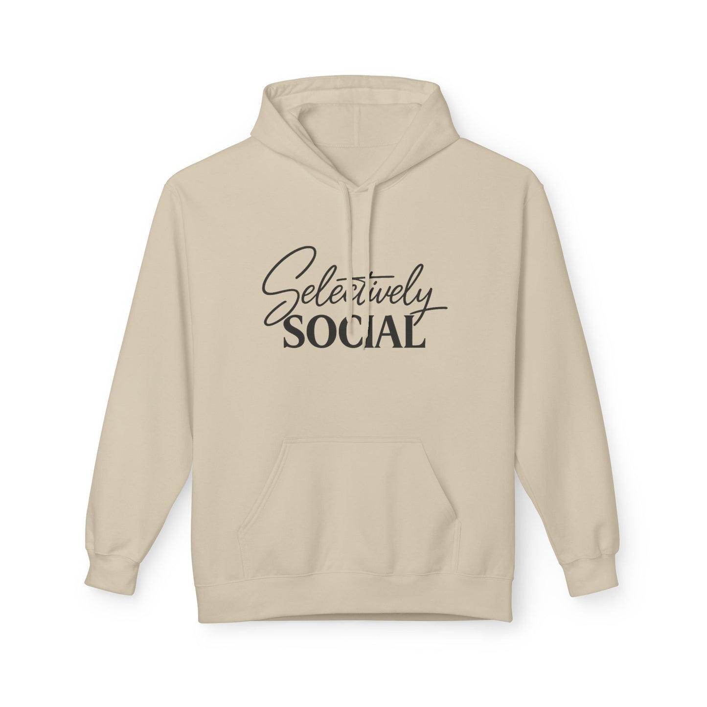 "Selectively Social"  Pullover