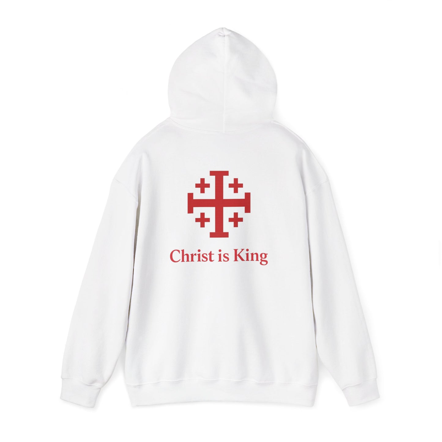 Jerusalem Cross Christ Is King Hoodie