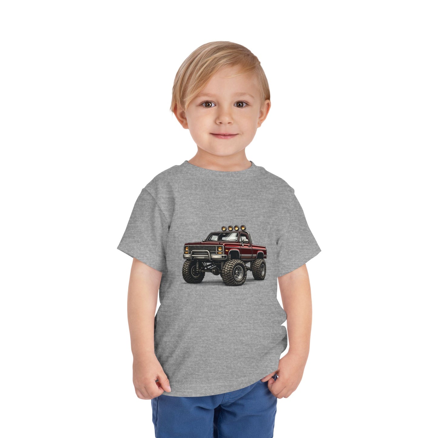 Red Monster Truck Toddler Tee