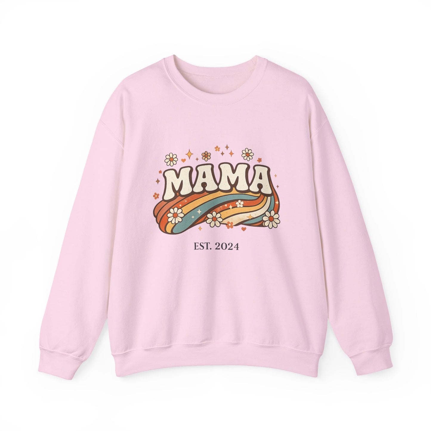 Mama Retro Flower Sweatshirt