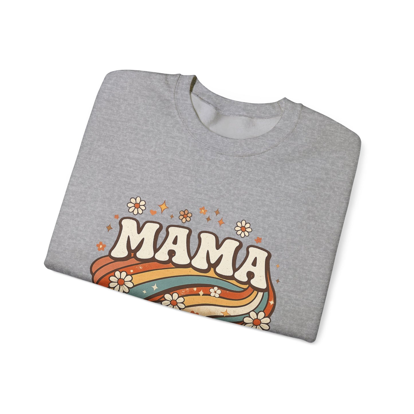 Mama Retro Flower Sweatshirt