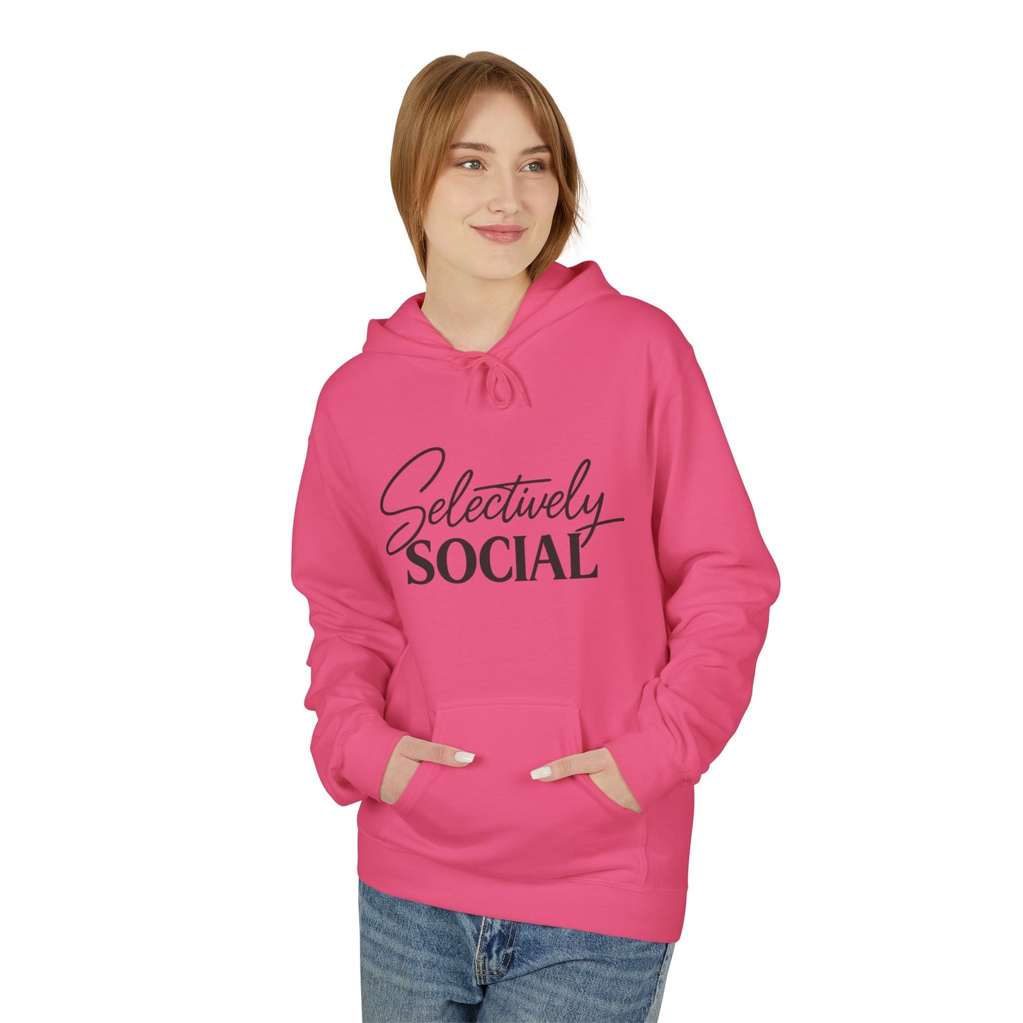 "Selectively Social"  Pullover