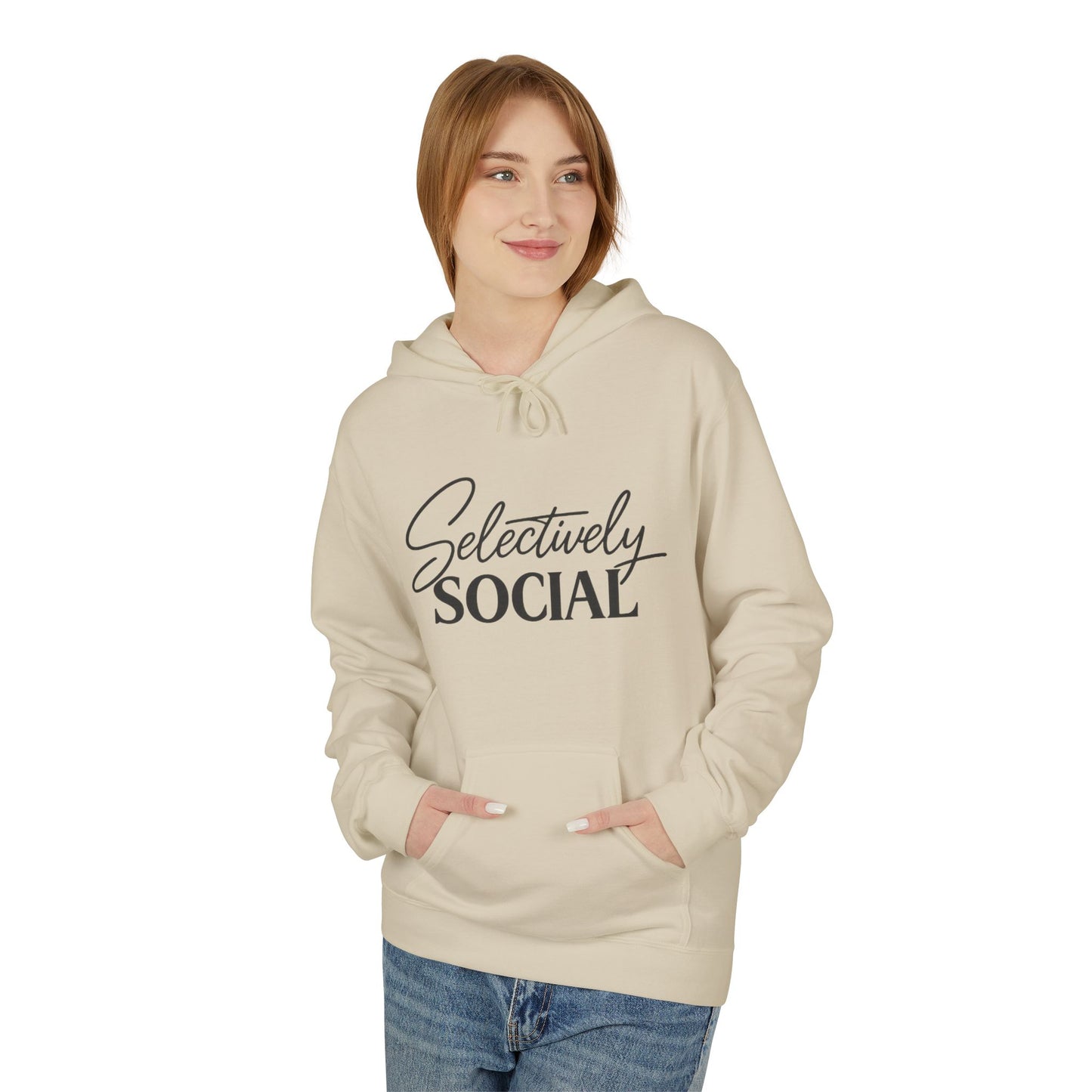 "Selectively Social"  Pullover