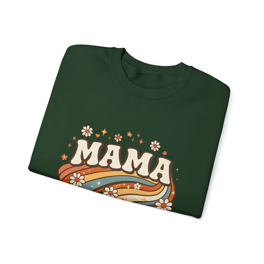 Mama Retro Flower Sweatshirt
