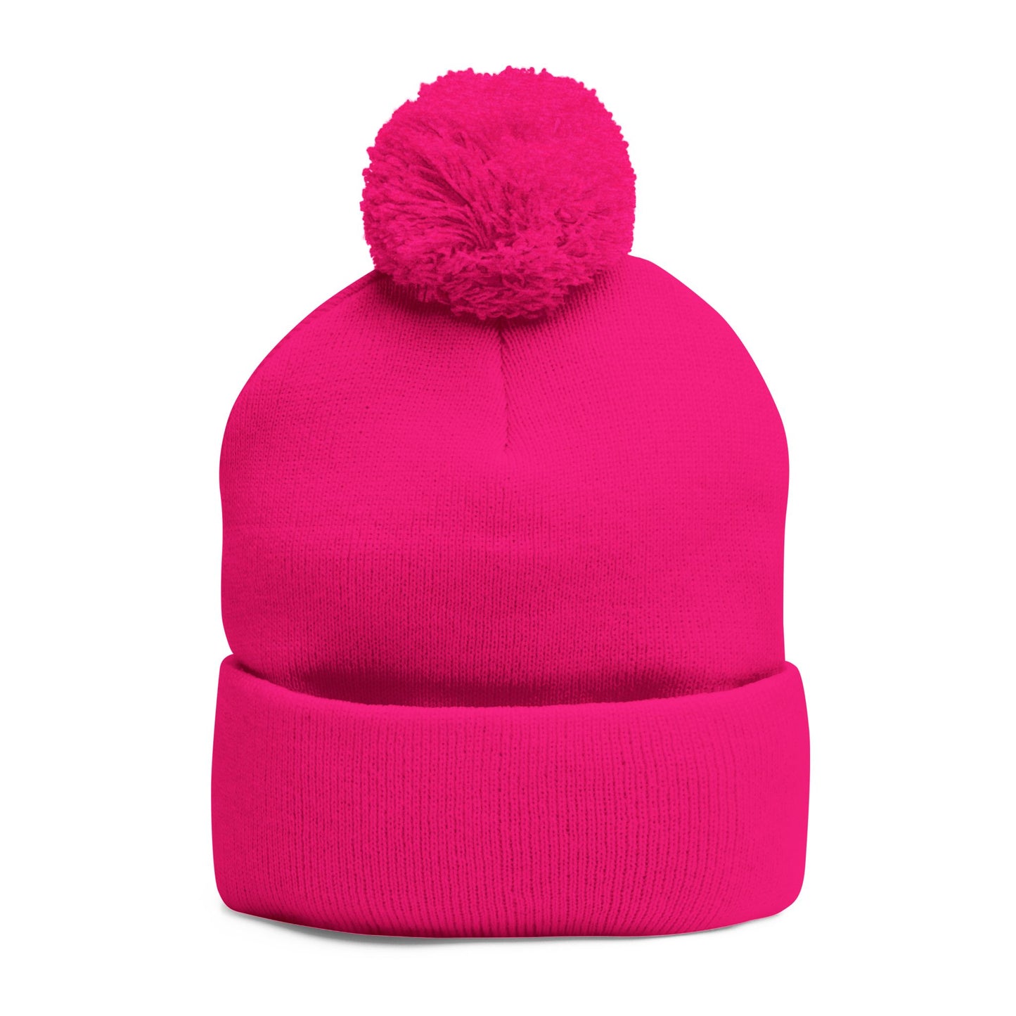 Mama Embroidered Pom-Pom Beanie
