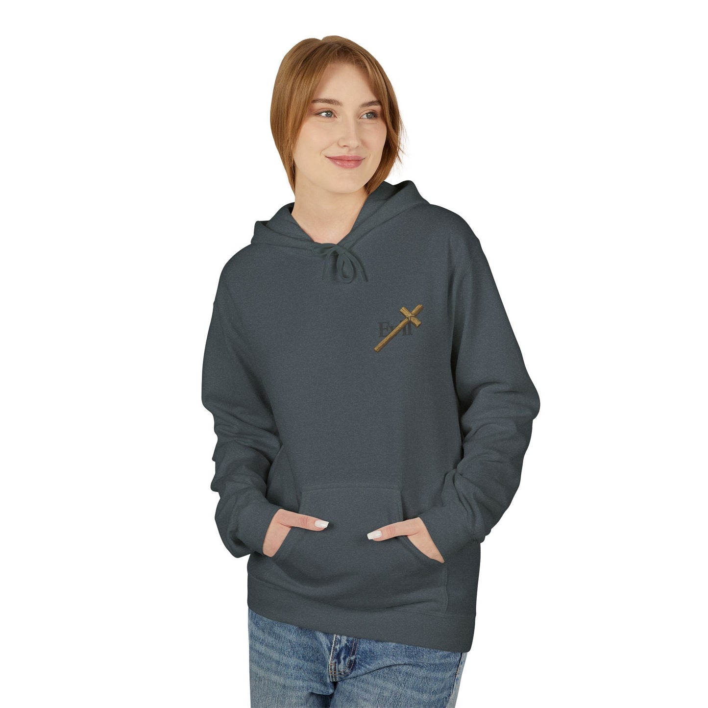 Cross Out Evil Christian Hoodie