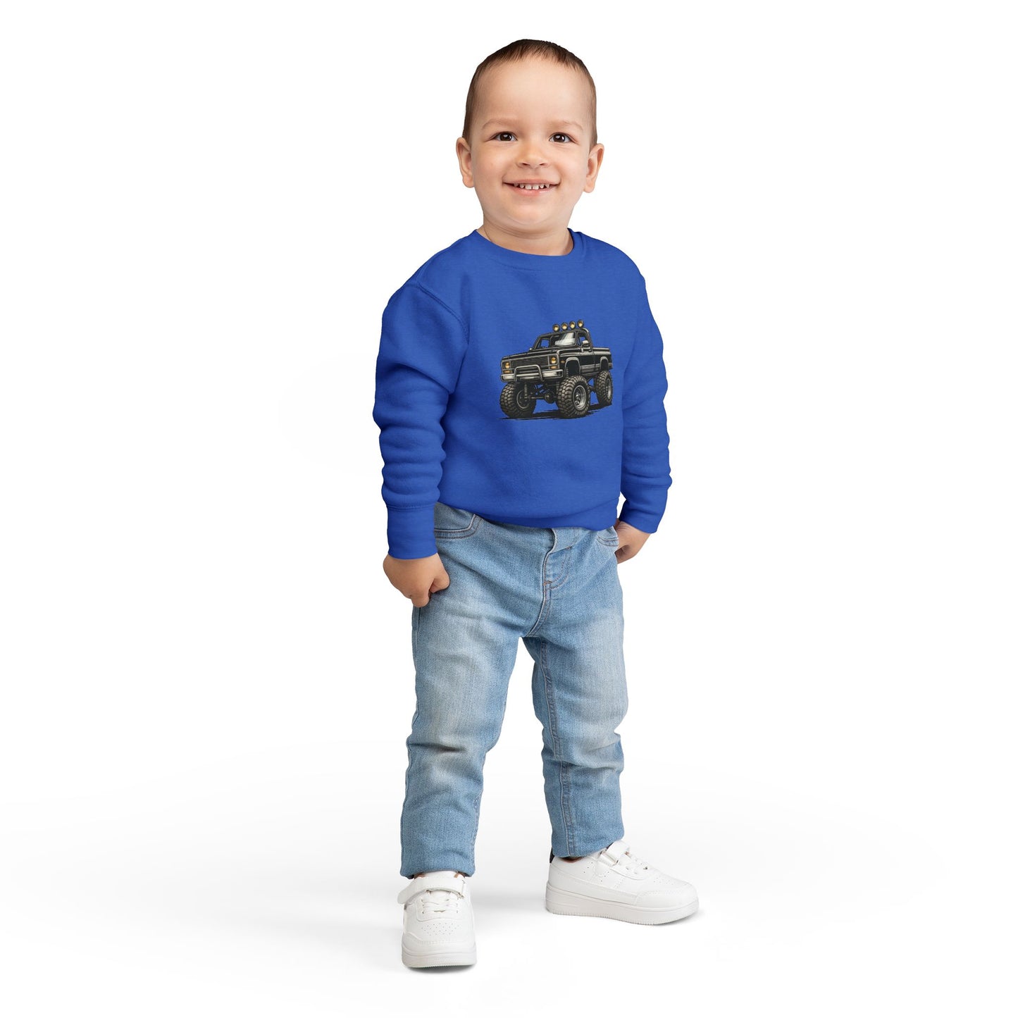 Toddler Sweatshirt Classic Truck Crewneck for Kids