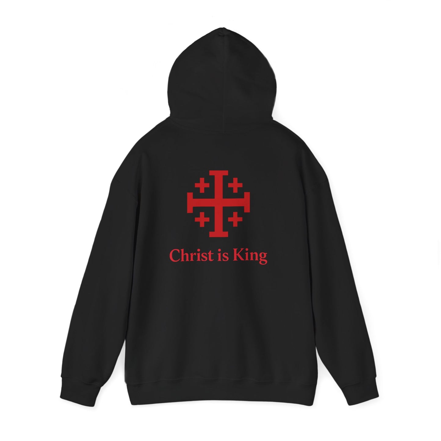 Jerusalem Cross Christ Is King Hoodie