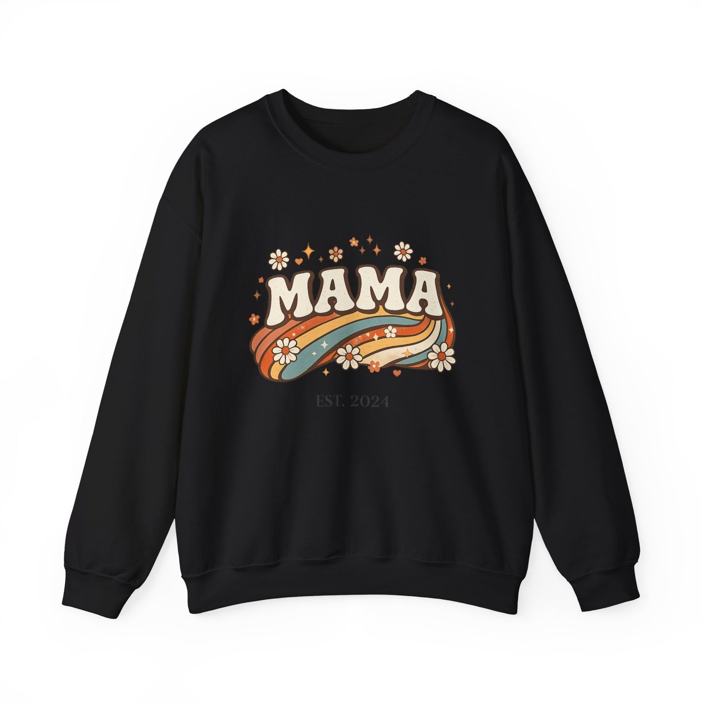 Mama Retro Flower Sweatshirt