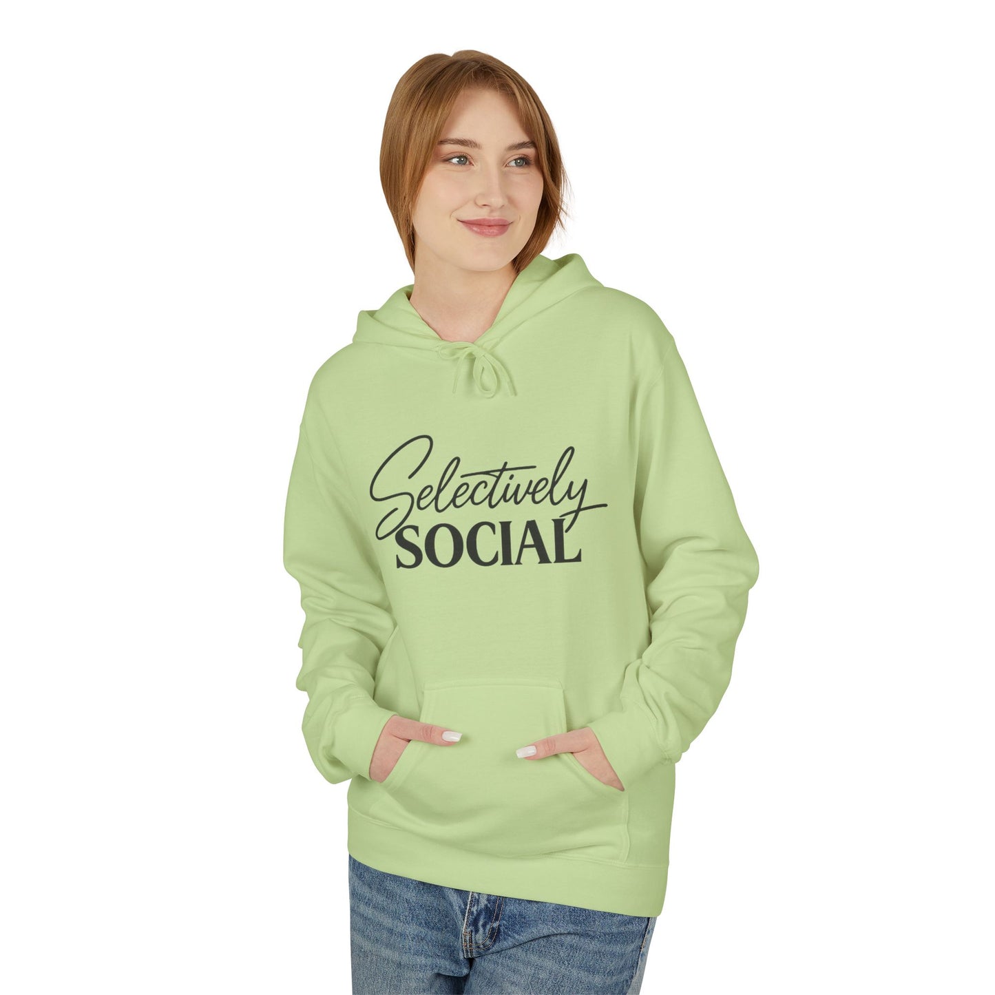 "Selectively Social"  Pullover