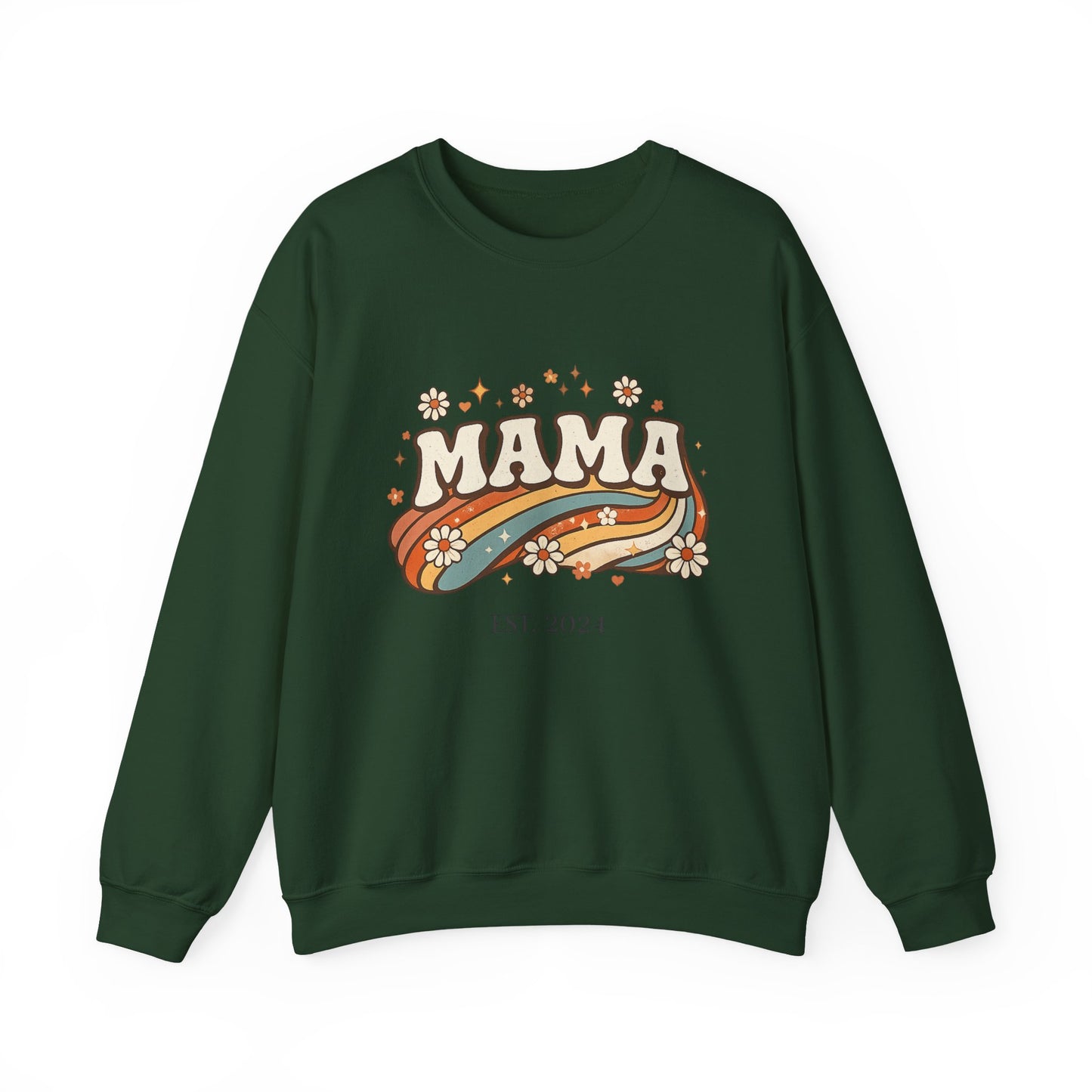 Mama Retro Flower Sweatshirt