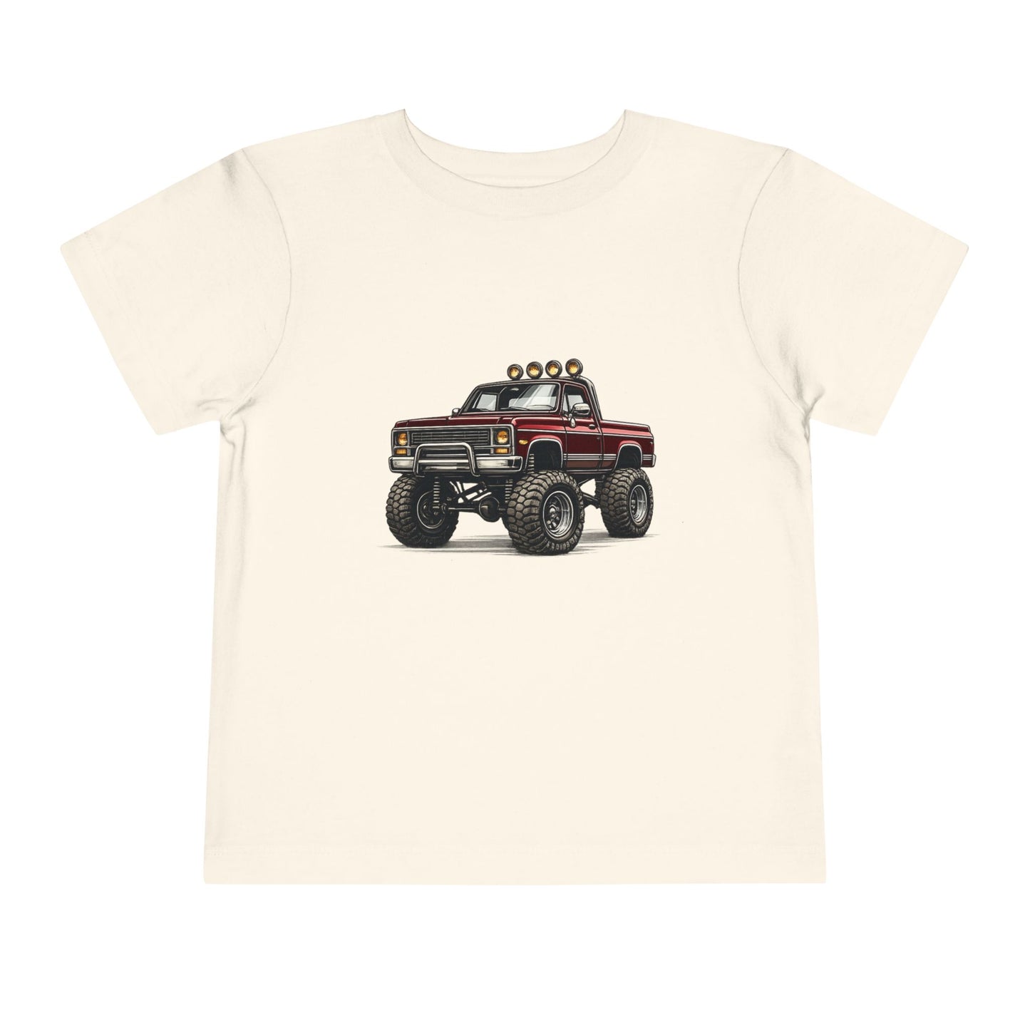 Red Monster Truck Toddler Tee