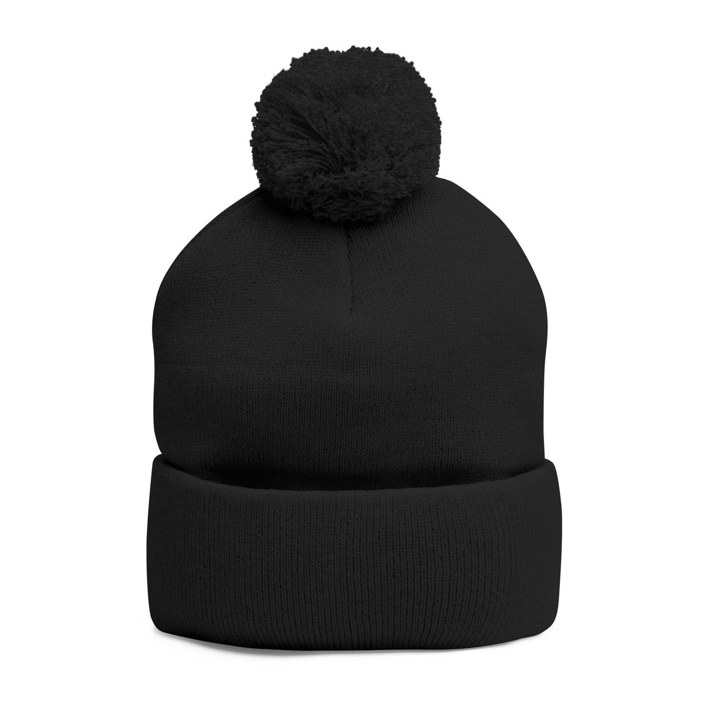 Mama Embroidered Pom-Pom Beanie