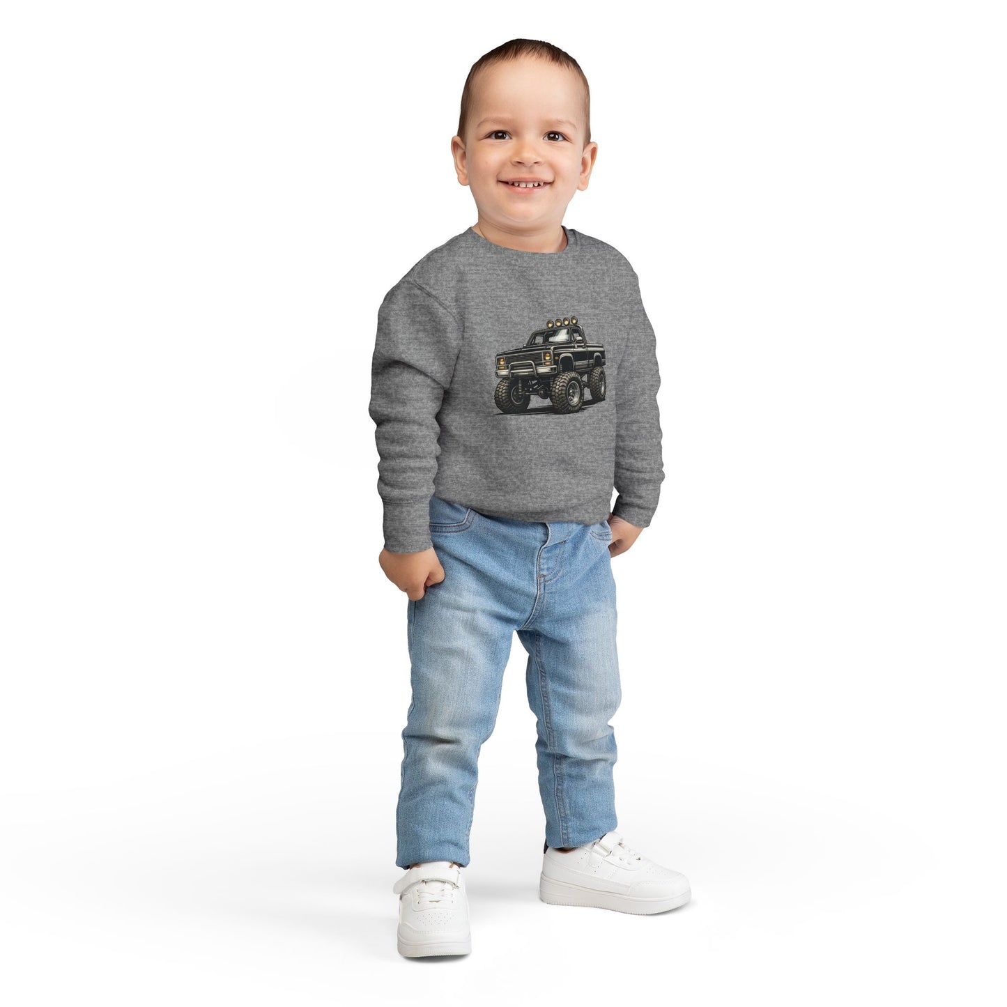 Toddler Sweatshirt Classic Truck Crewneck for Kids