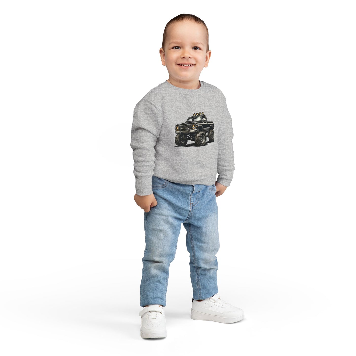 Toddler Sweatshirt Classic Truck Crewneck for Kids
