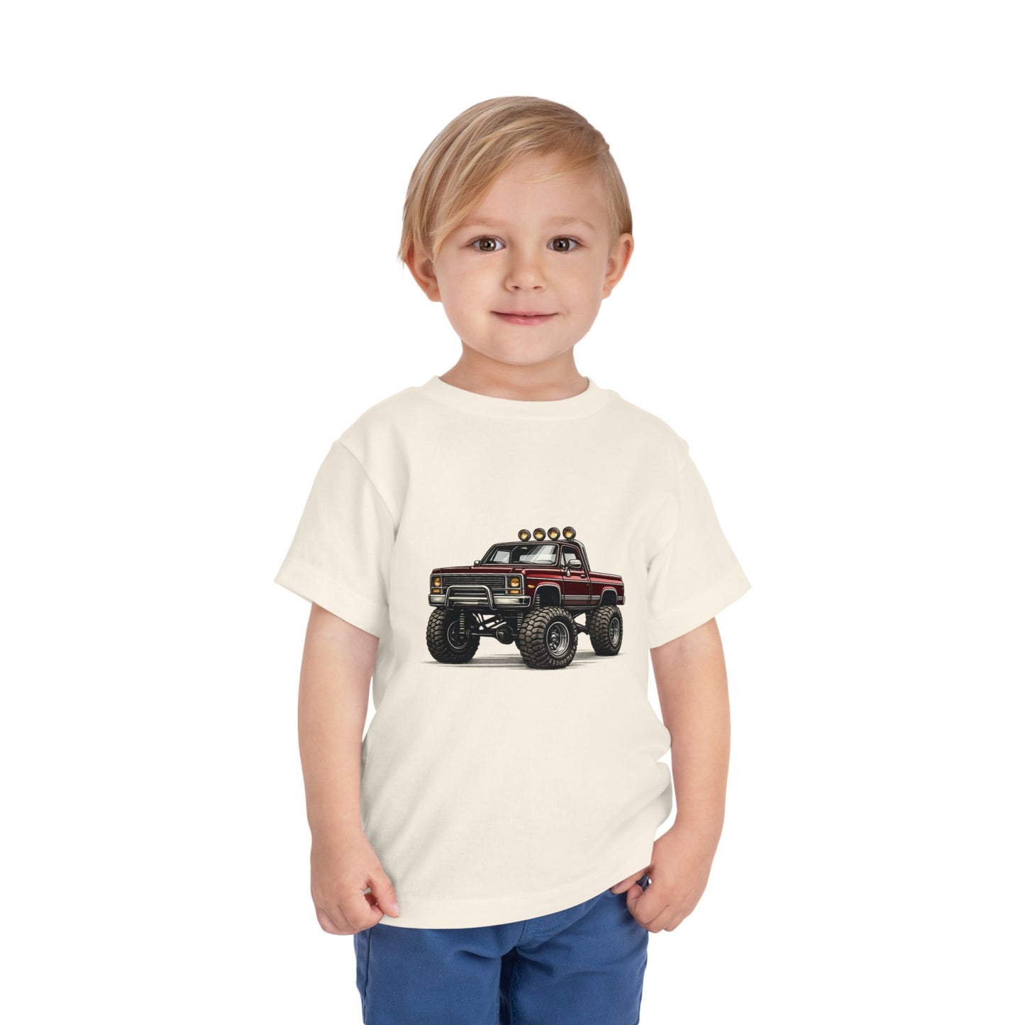 Red Monster Truck Toddler Tee