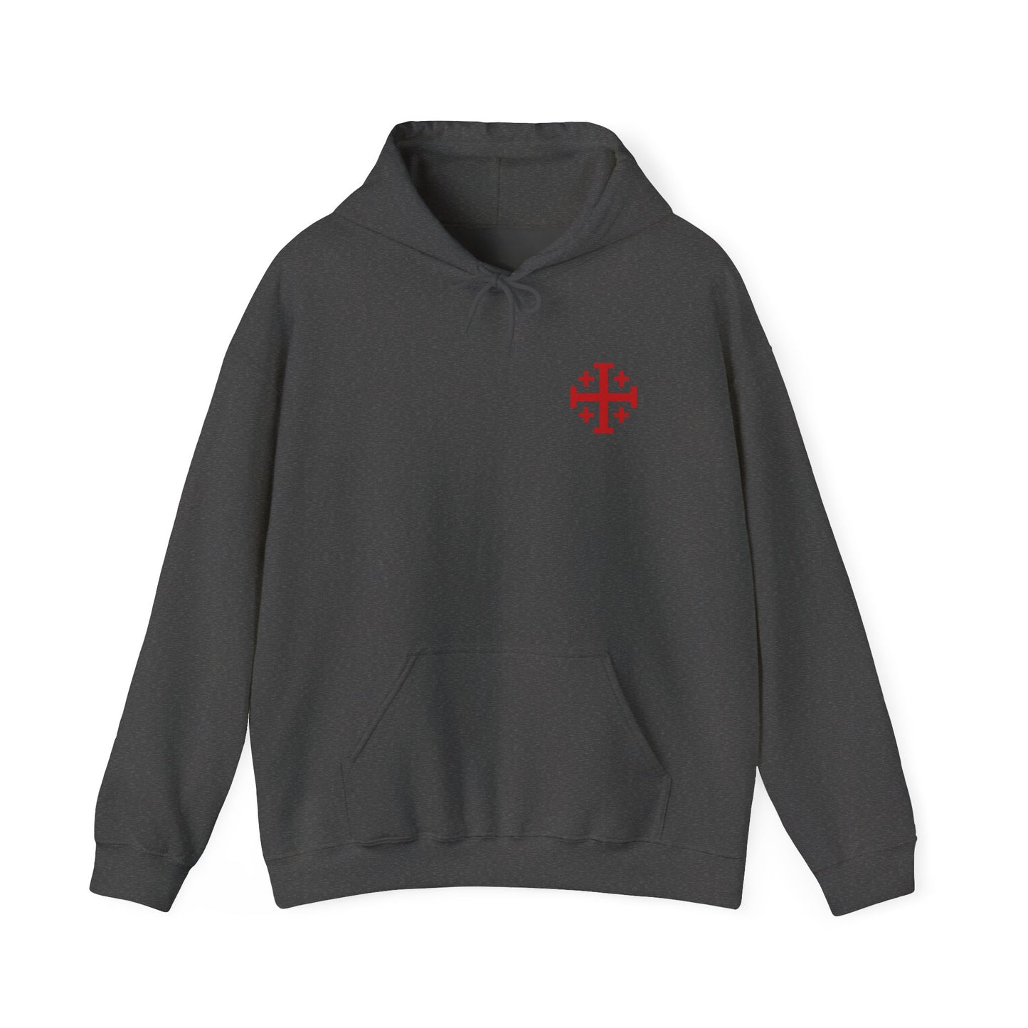 Jerusalem Cross Christ Is King Hoodie