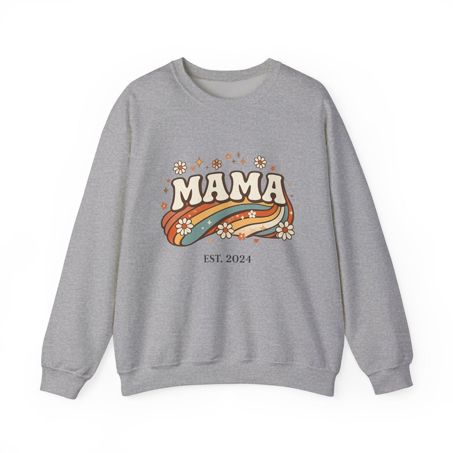 Mama Retro Flower Sweatshirt