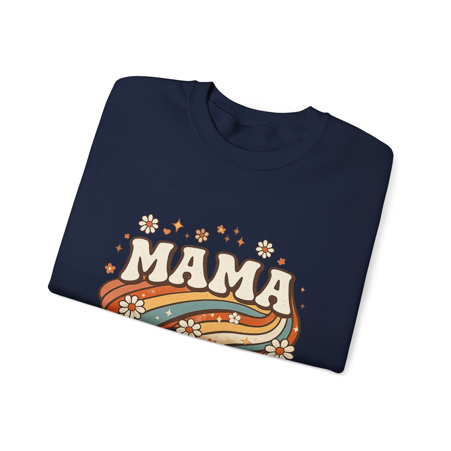 Mama Retro Flower Sweatshirt