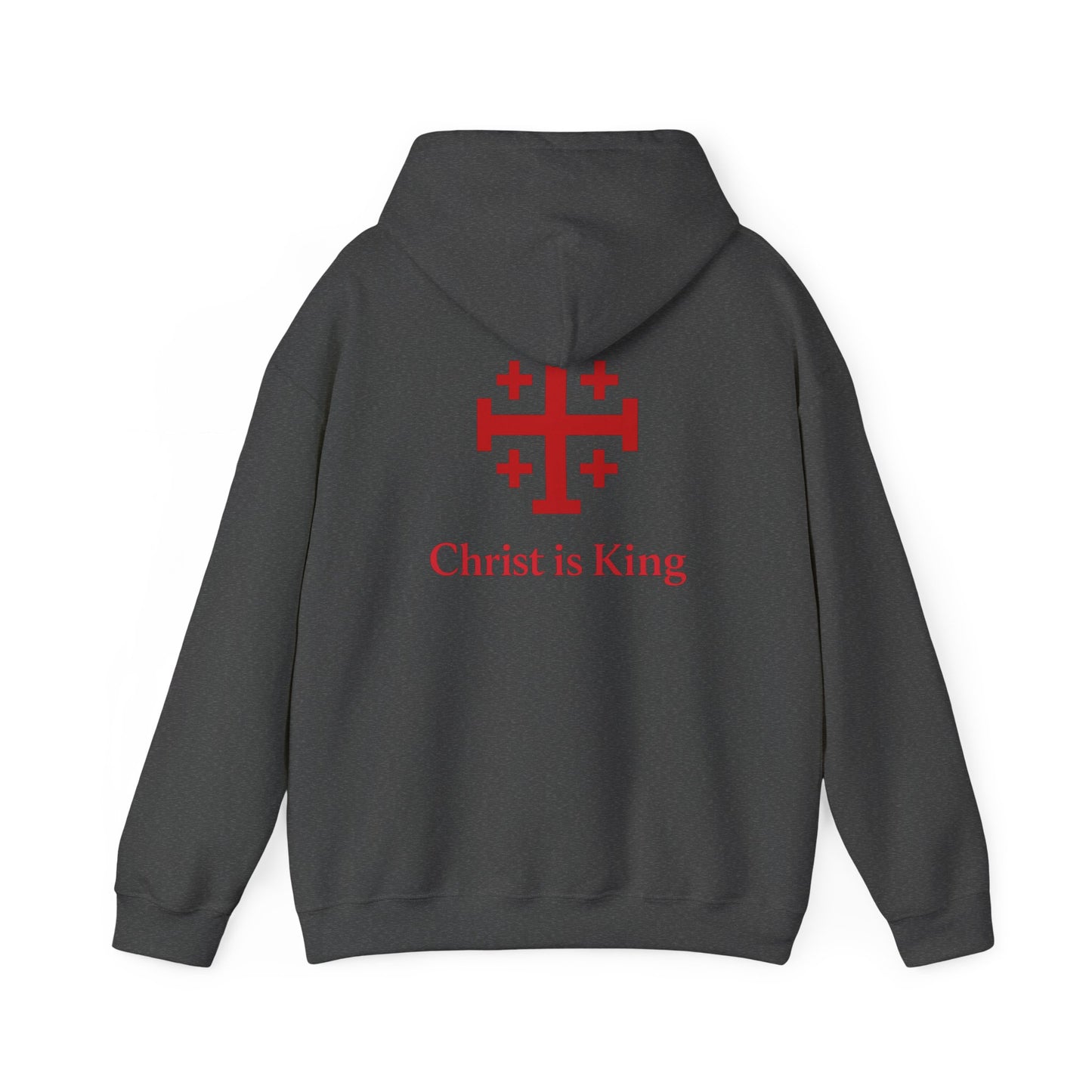 Jerusalem Cross Christ Is King Hoodie
